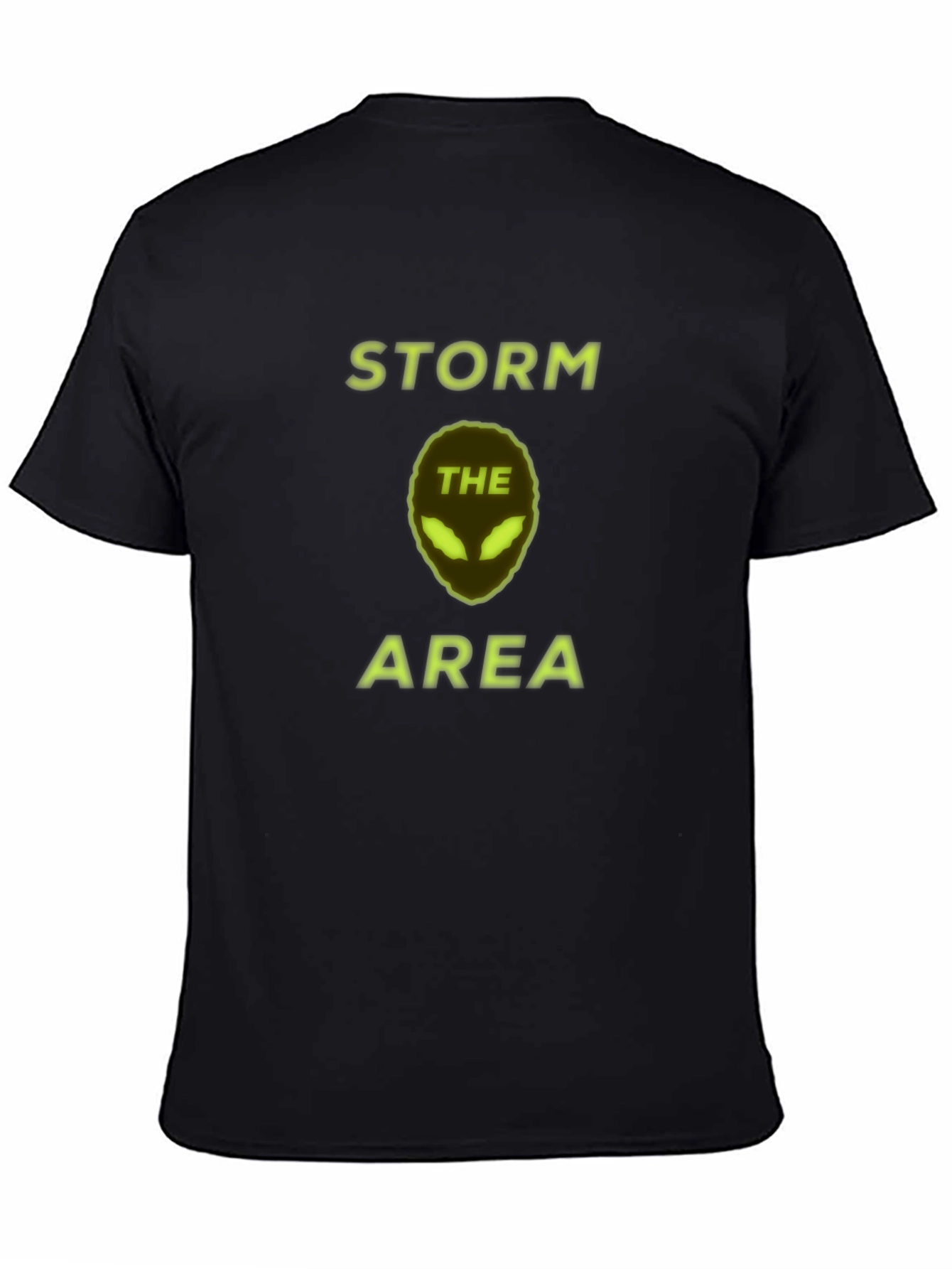 Black Storm The Area Alien Graphic T-Shirt view 4