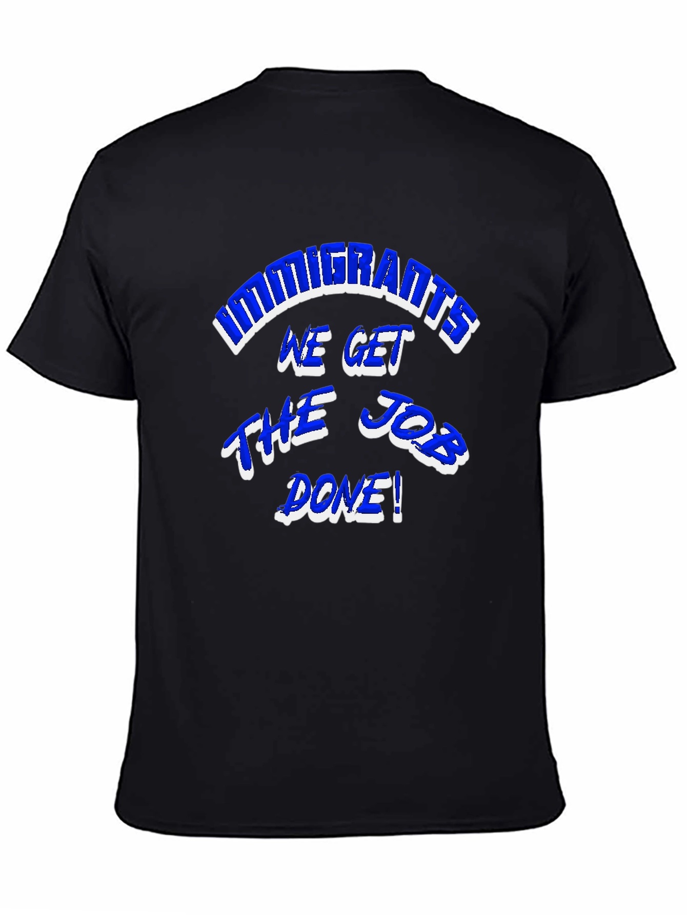 Black Immigrants Get The Job Done Graphic Tee view 4