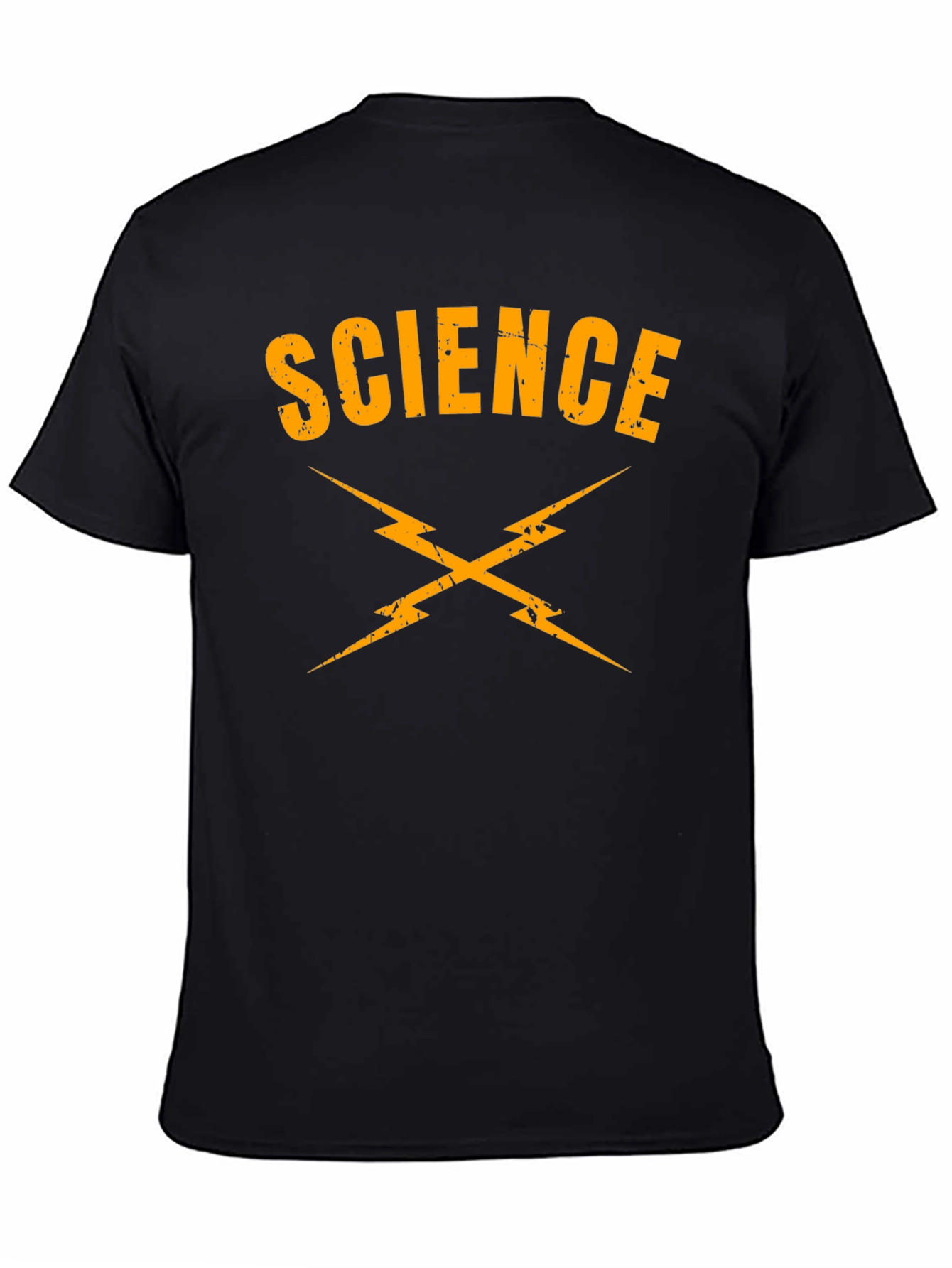 Black Science Lightning Bolt T-Shirt - Black view 4