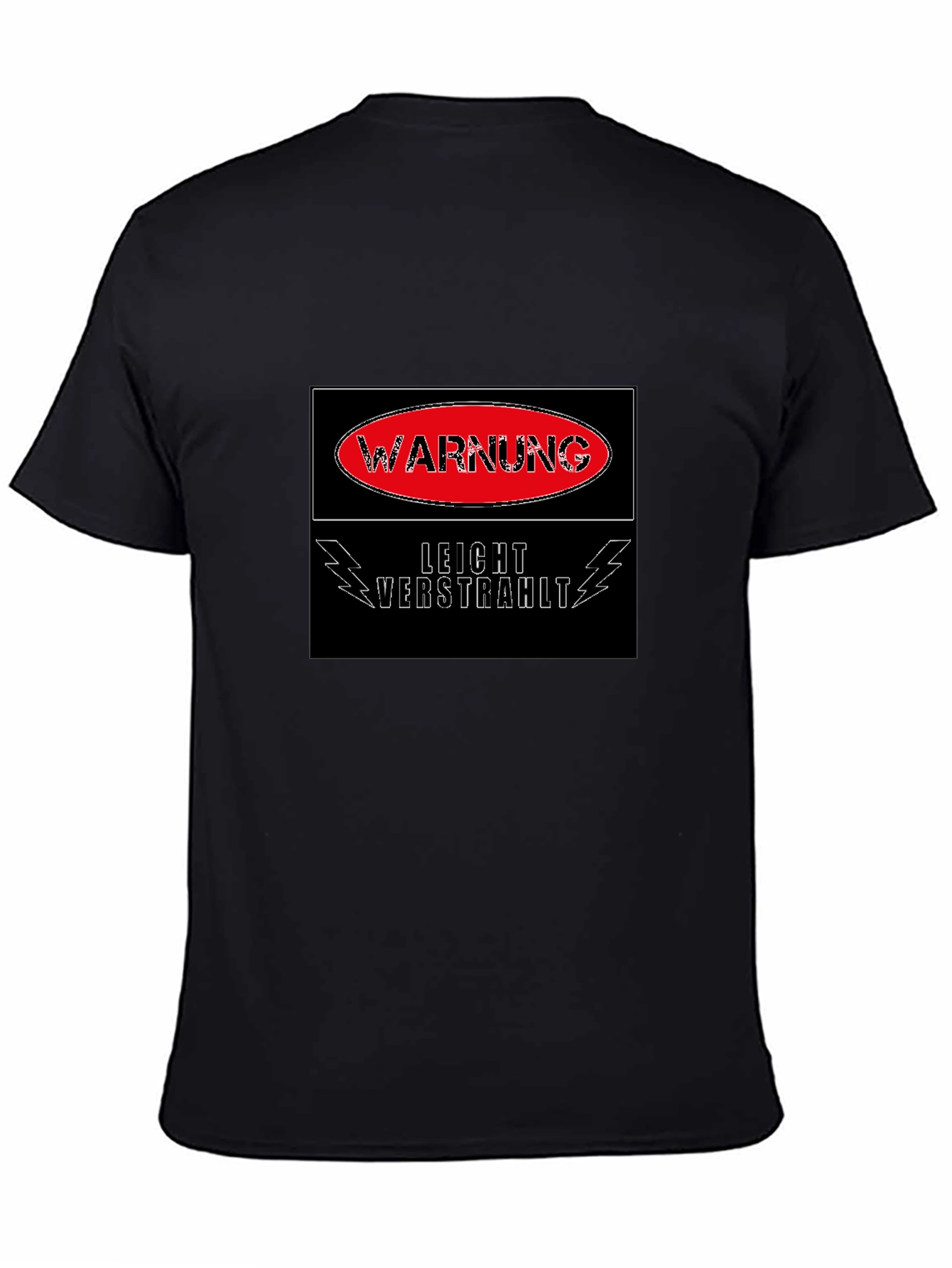 Black Warning Slightly Radioactive T-Shirt view 4