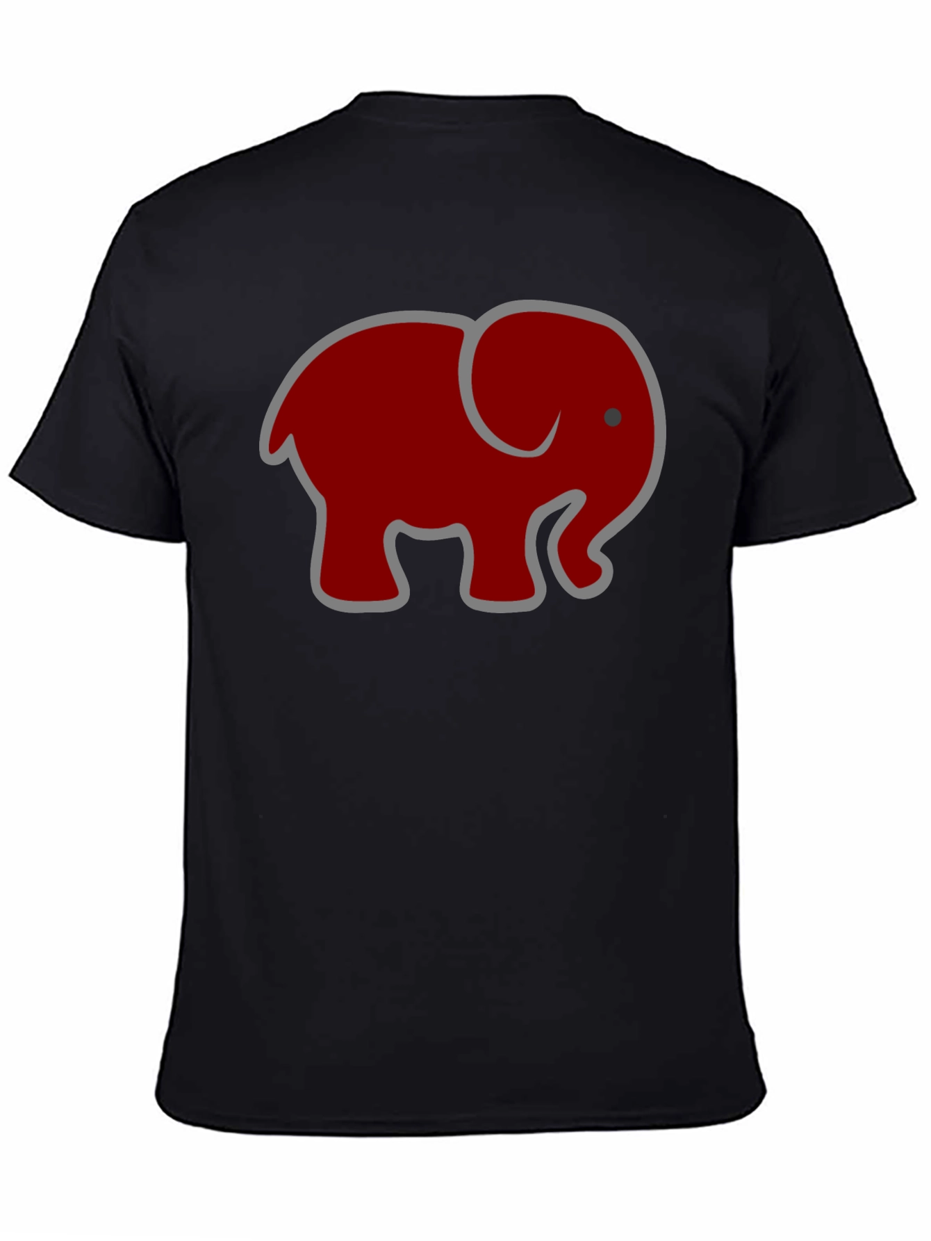 Black Elephant Graphic Tee - Stylish and Comfortable view 4