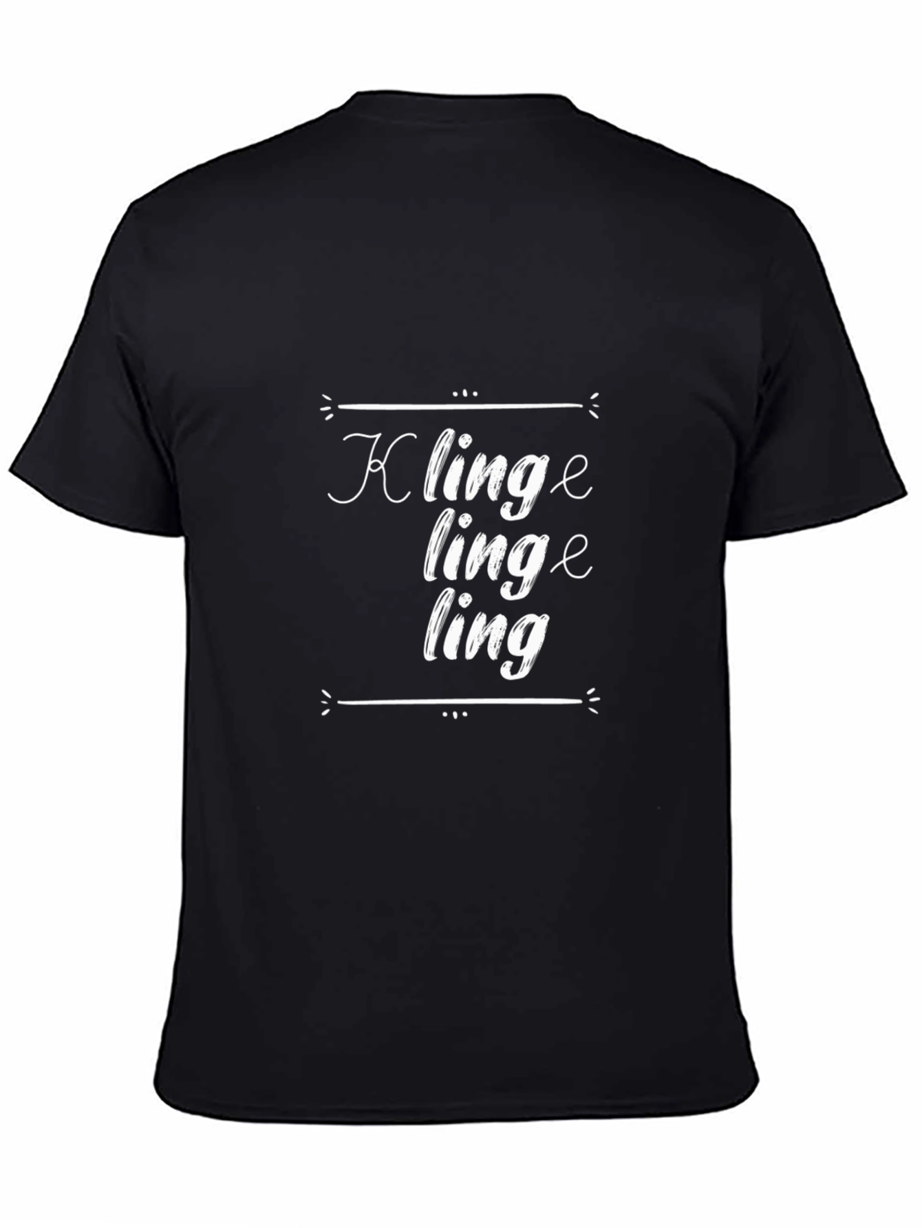 Black Klinge Lingeling T-Shirt - Black view 4
