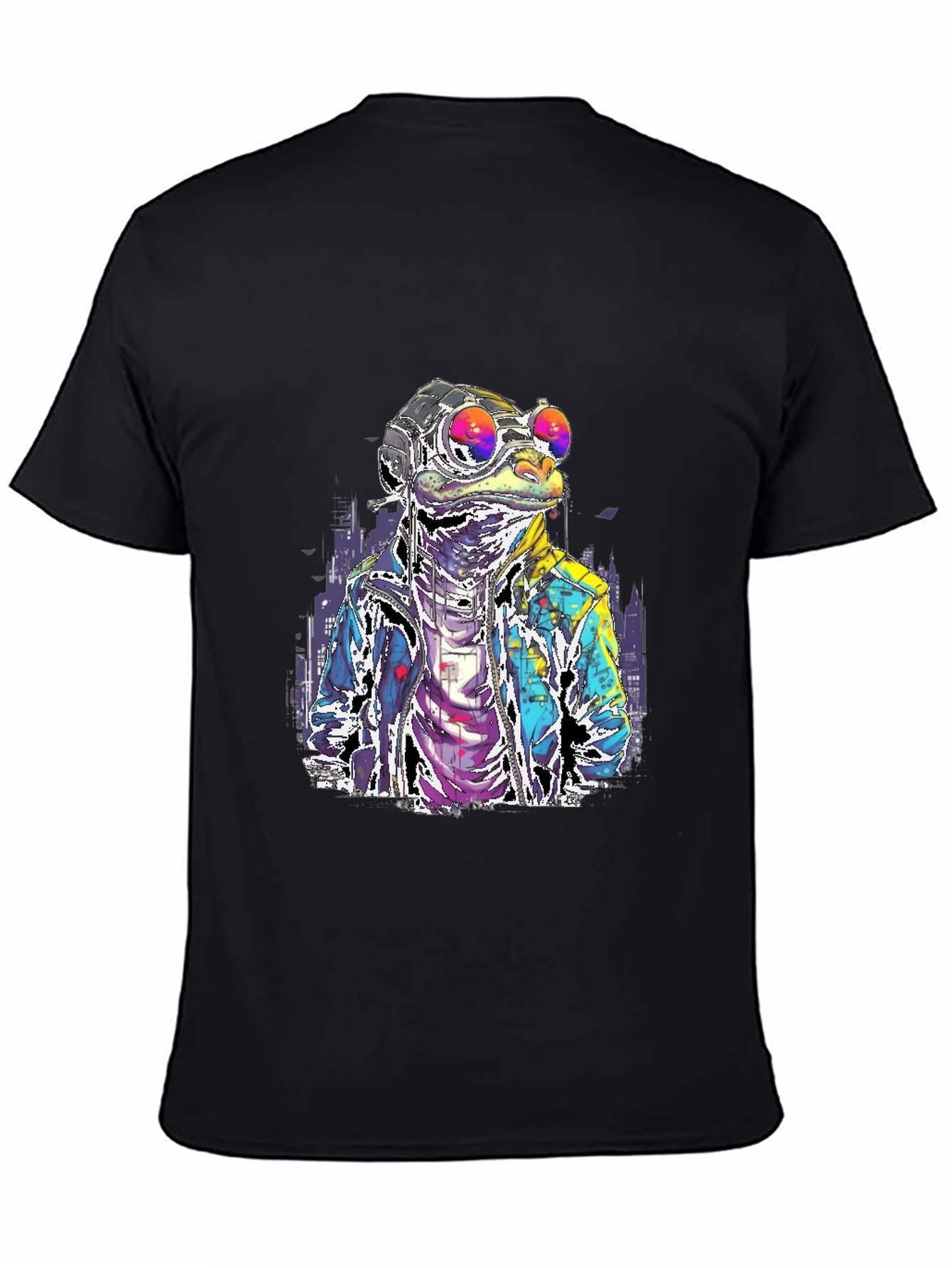 Black Cool Reptile T-Shirt view 4
