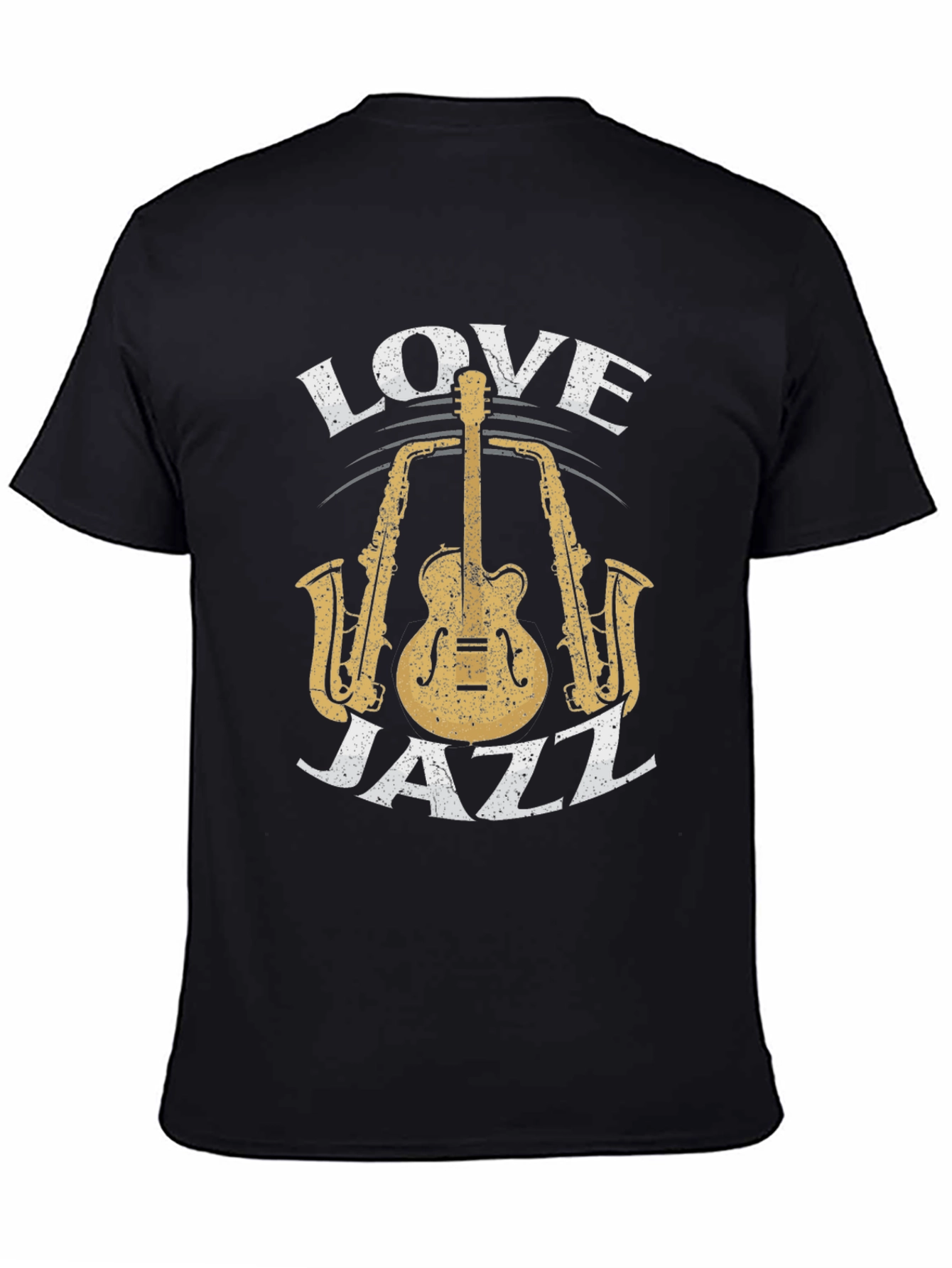 Black Love Jazz Graphic Tee - Music T-Shirt view 4