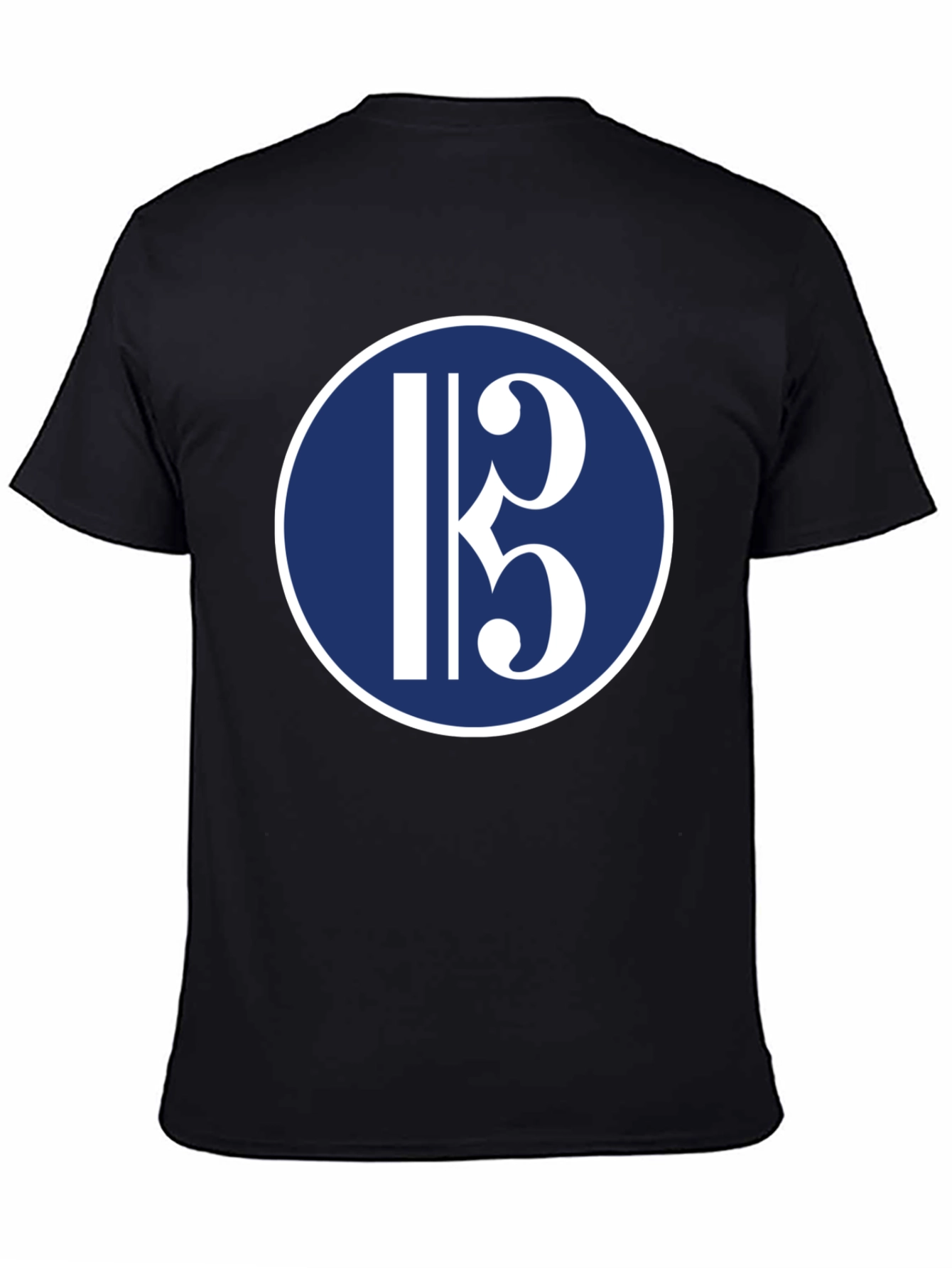 Black Bass Clef Music T-Shirt - Stylish Musician Apparel view 4