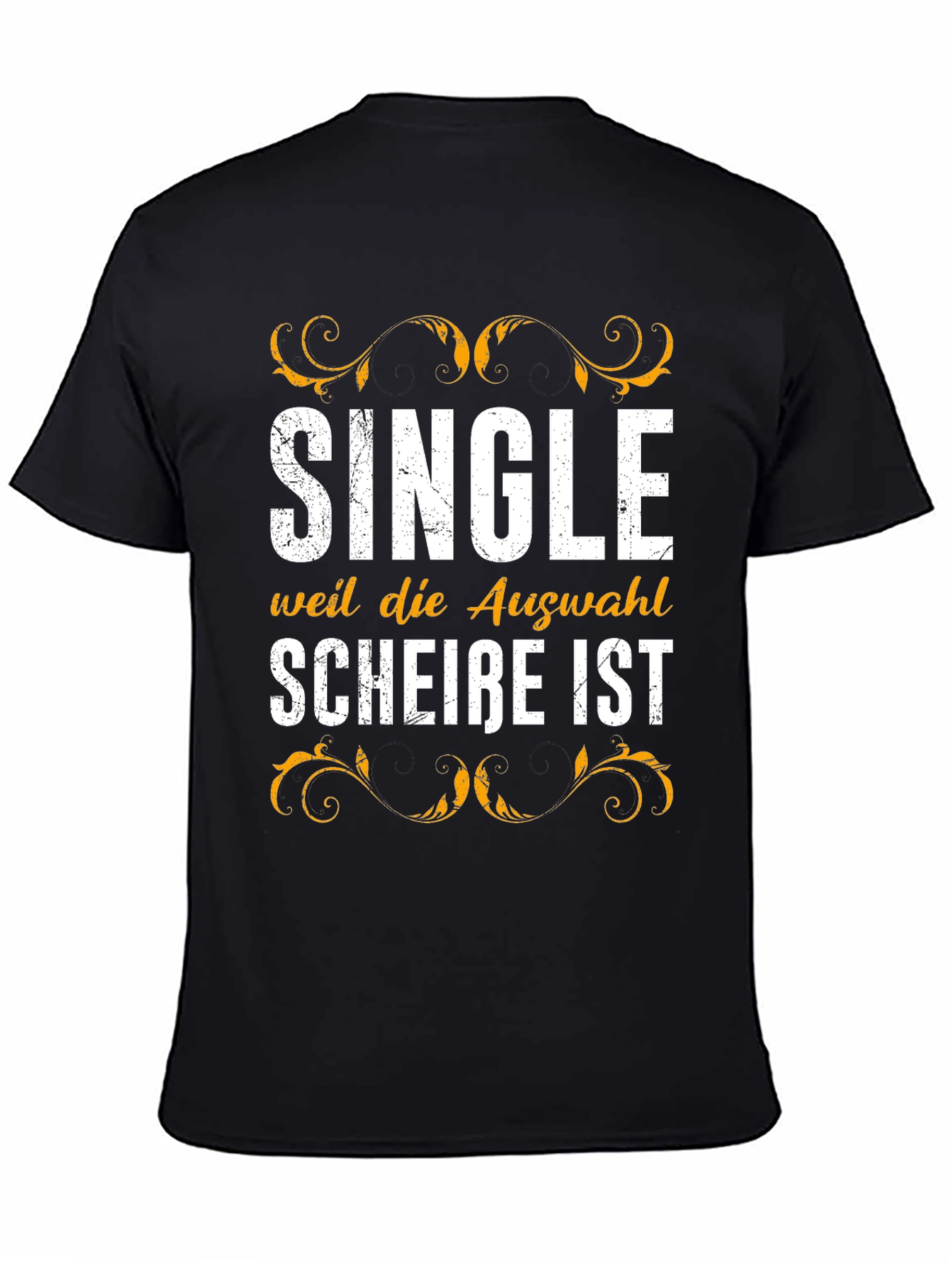 Black Single Because the Choice Sucks T-Shirt view 4