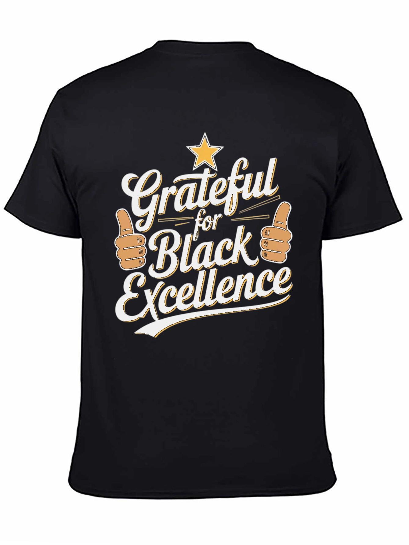 Black Grateful for Black Excellence Graphic Tee view 4