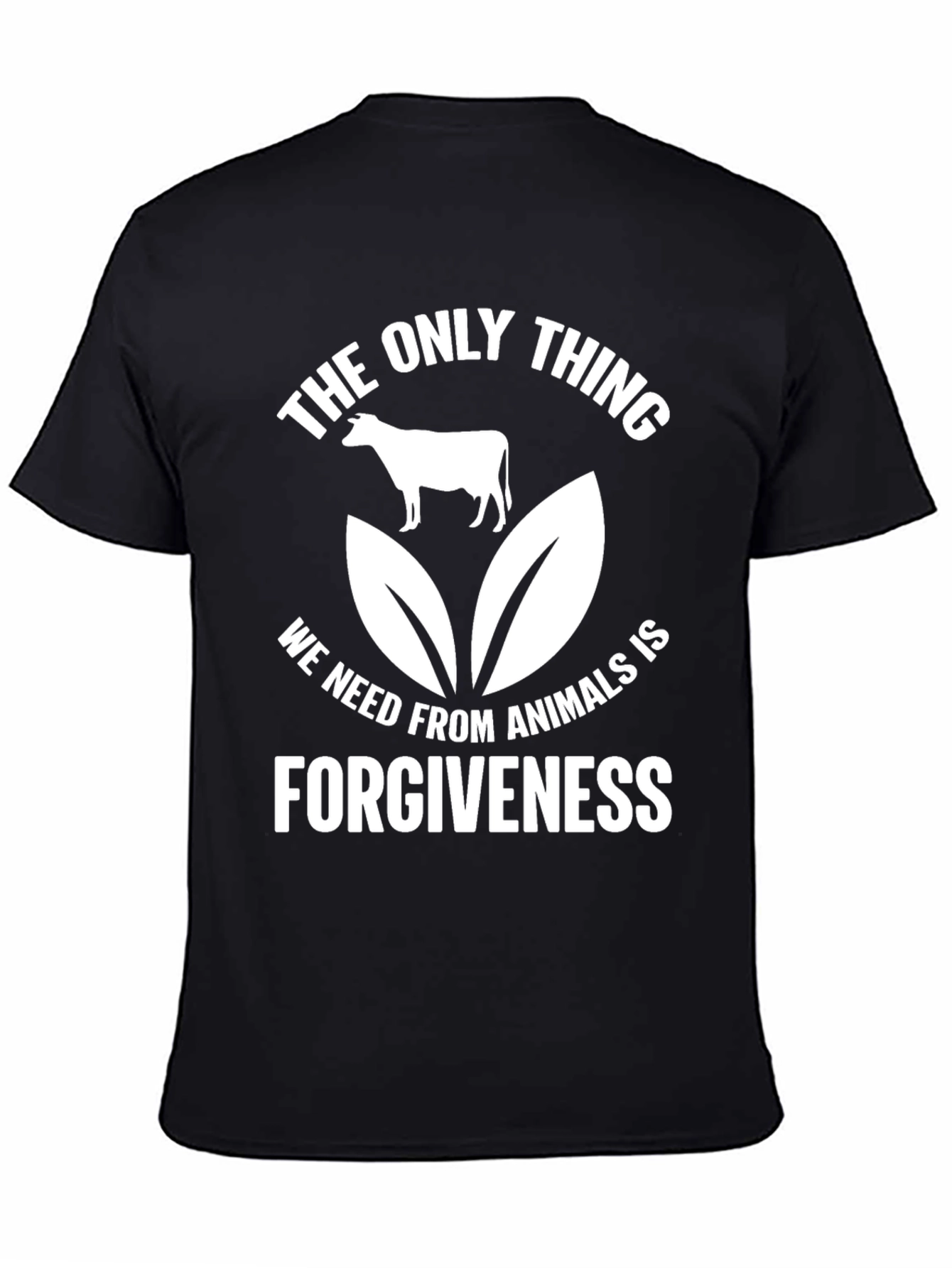 Vegan Forgiveness T-Shirt - Animals Rights Tee - 4