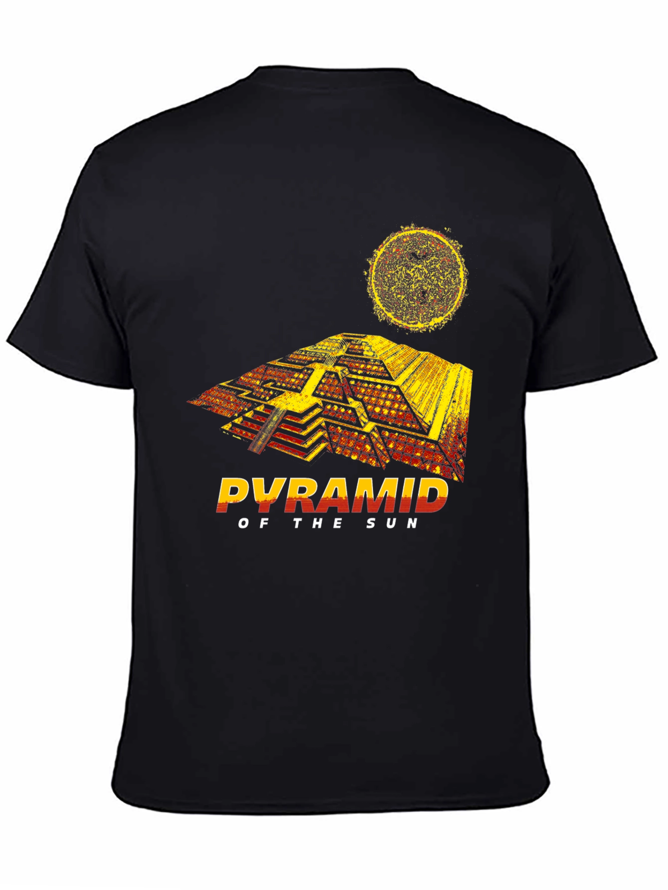 Black Pyramid of The Sun Graphic T-Shirt view 4