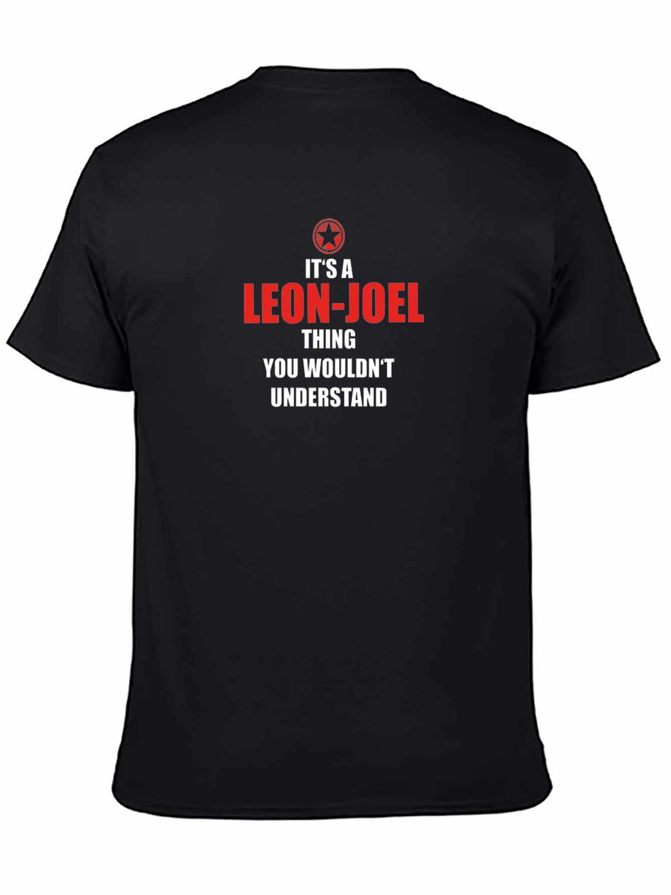 Black It's A Leon-Joel Thing T-Shirt view 4