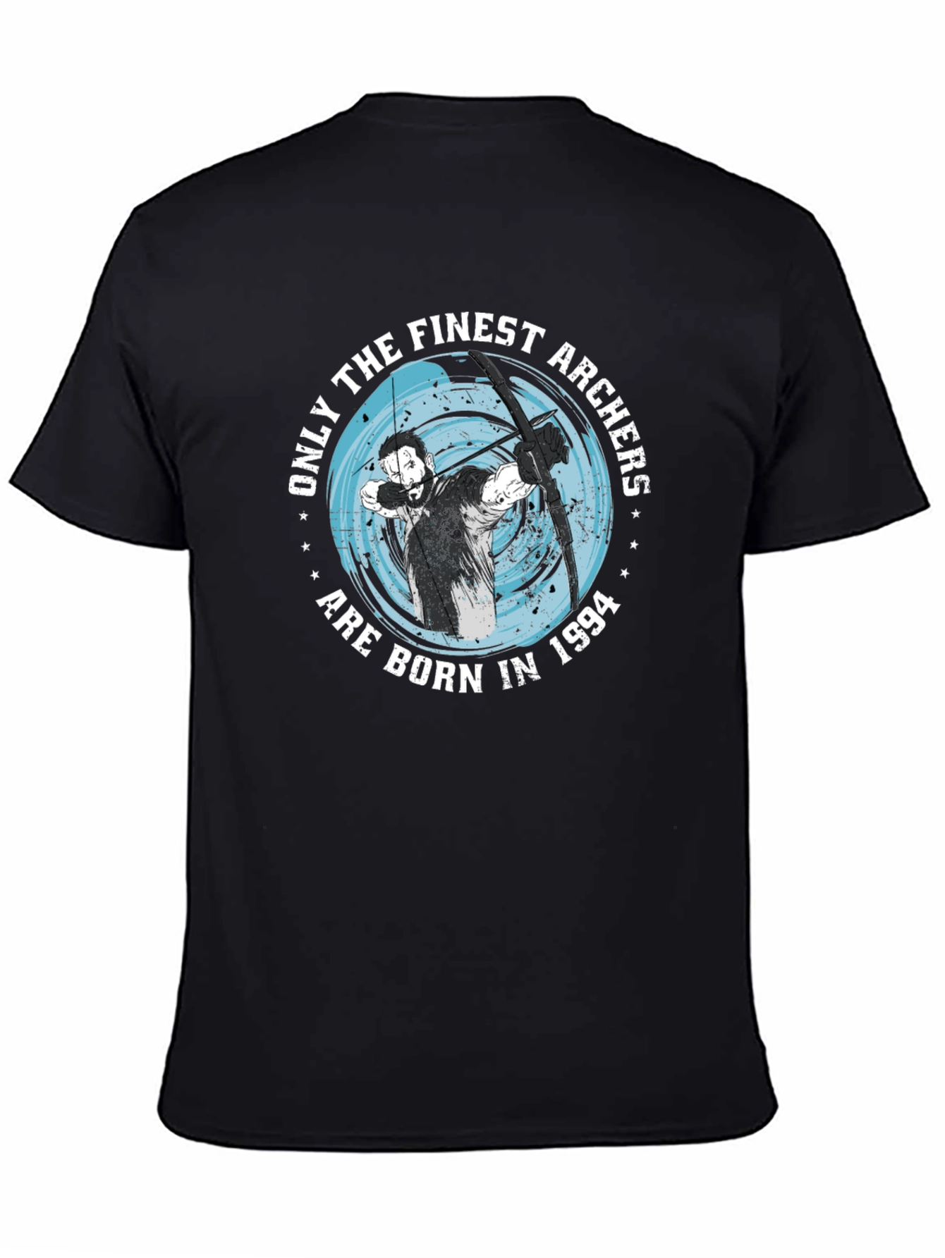 Black Finest Archers Born in 1994 T-Shirt view 4