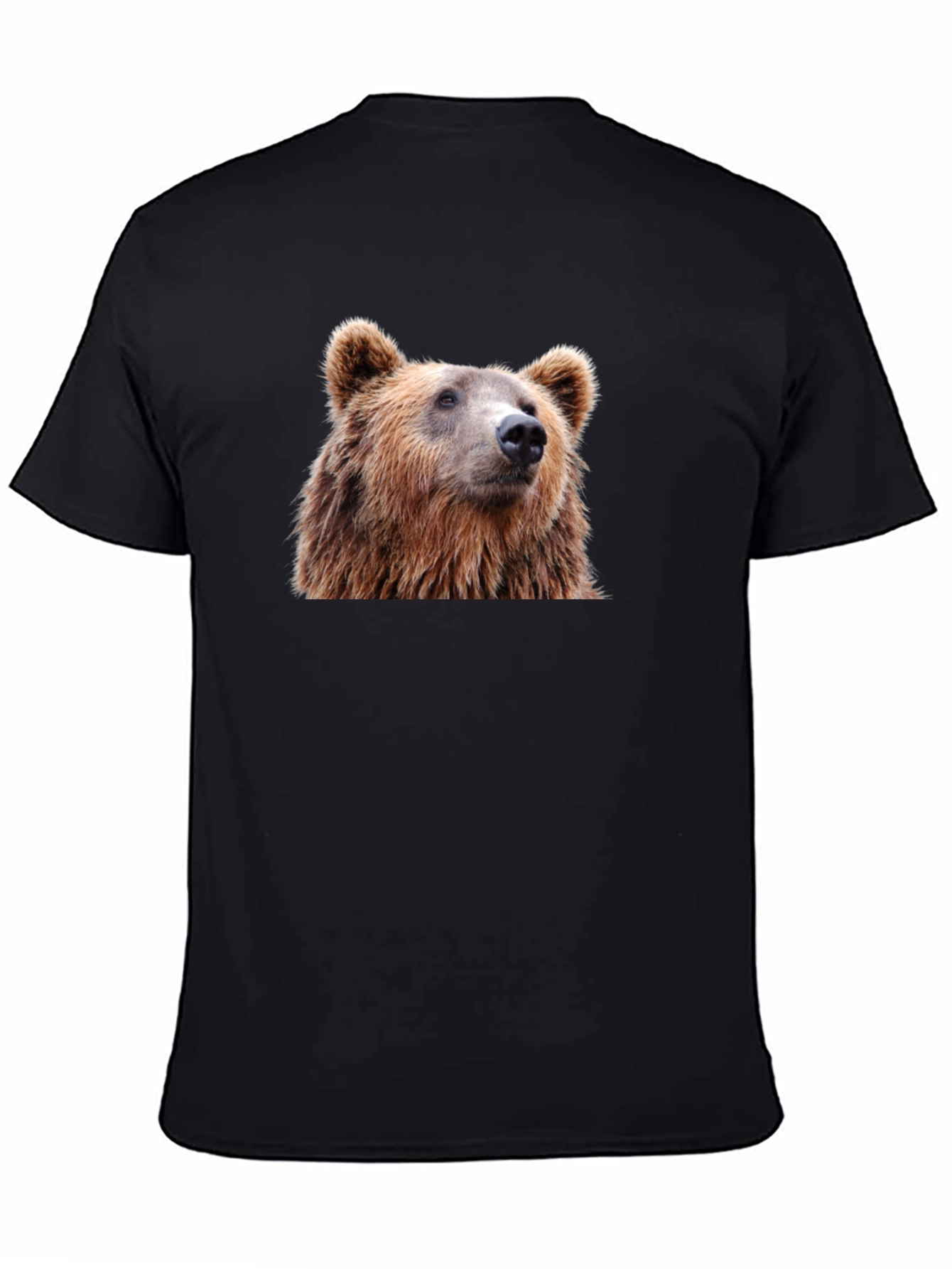 Black Bear Graphic Black T-Shirt view 4