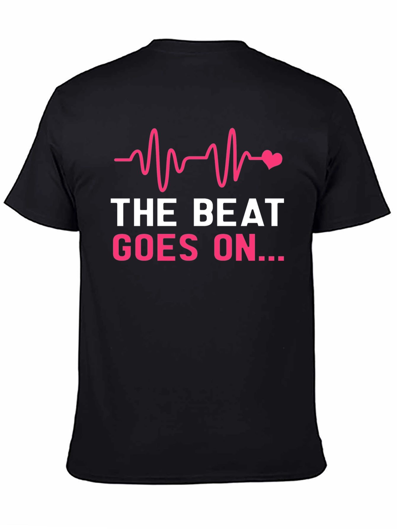 Black The Beat Goes On Black T-Shirt view 4