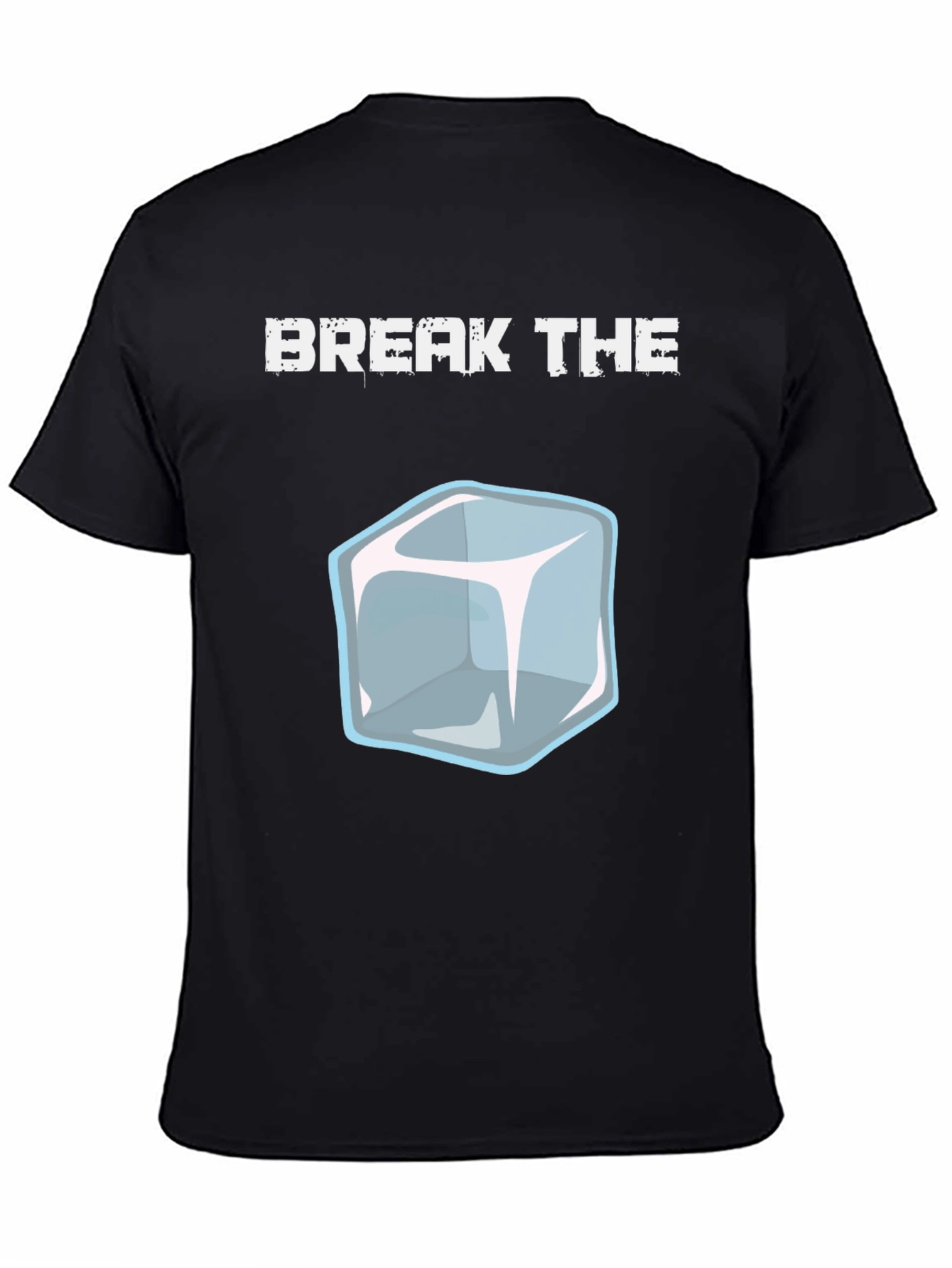Black Break The Ice Graphic T-Shirt view 4