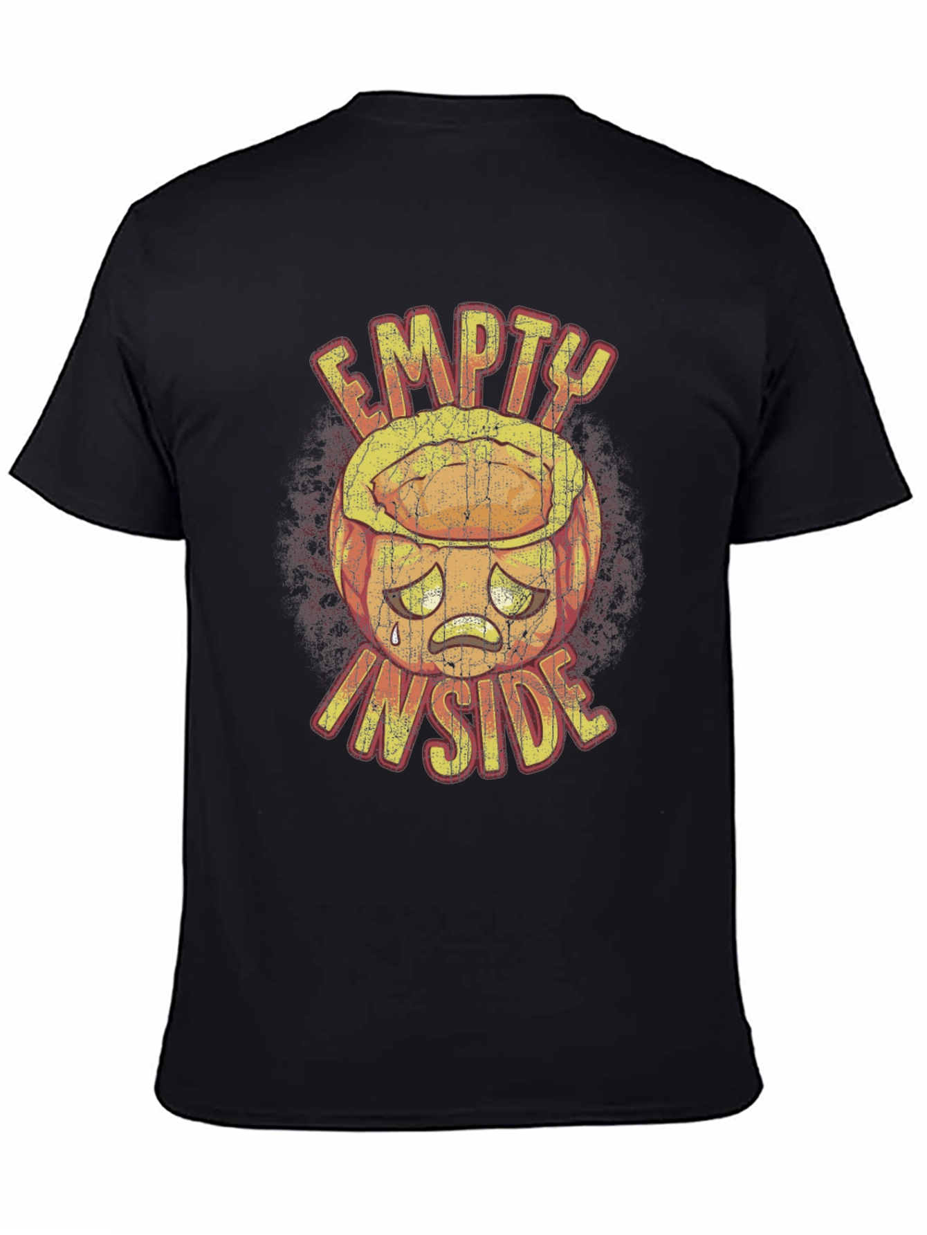 Black Empty Inside Graphic T-Shirt view 4