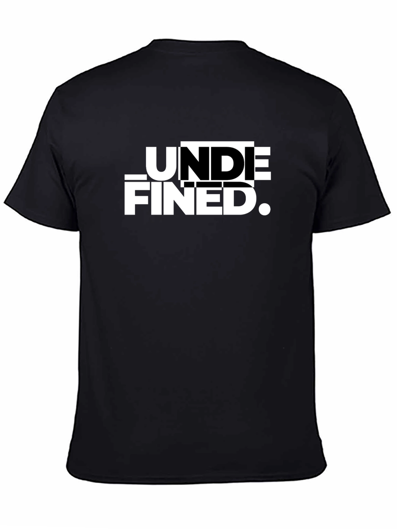 Black Undefined Graphic Print T-Shirt - Black view 4