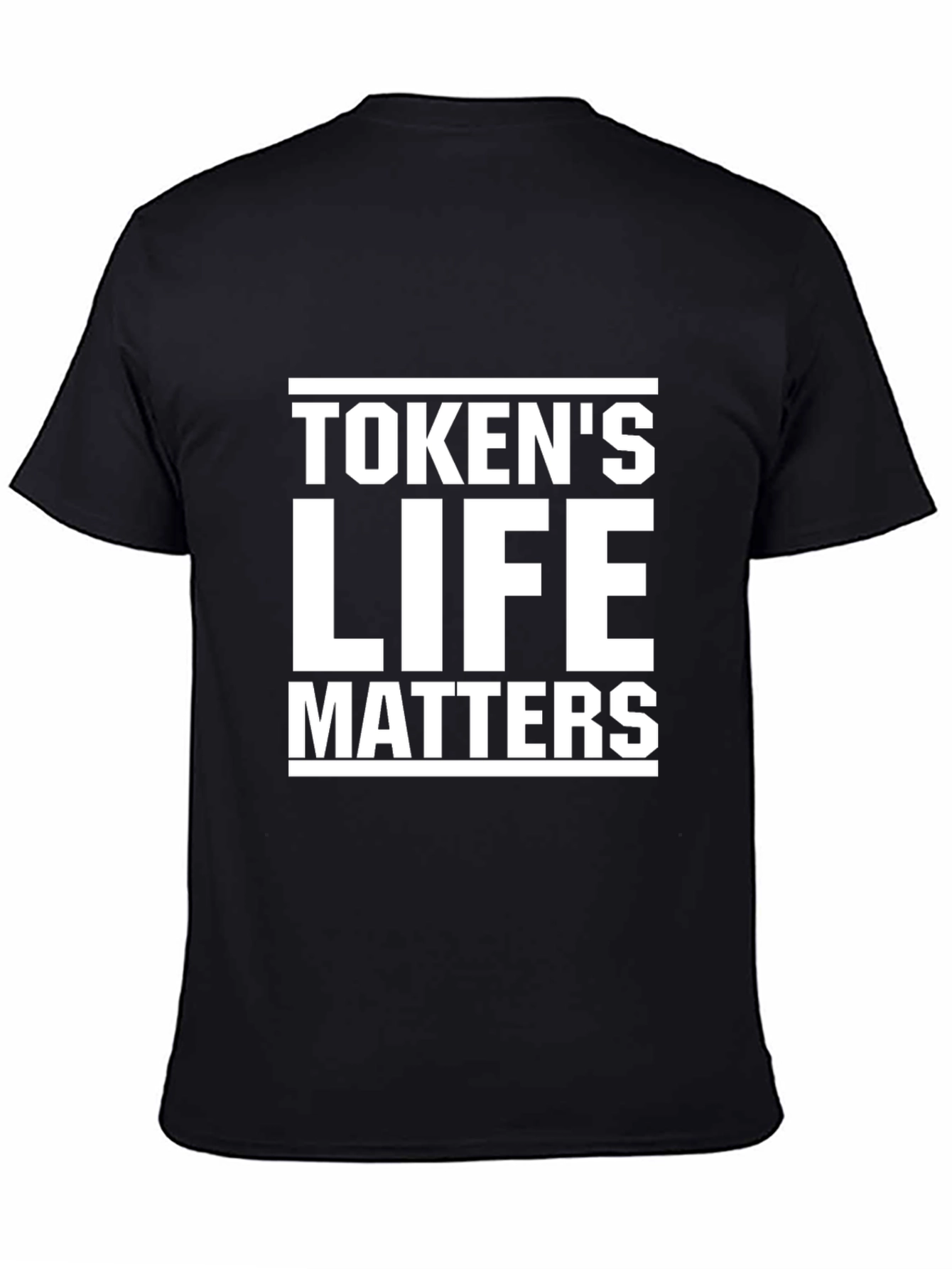 Black Token's Life Matters Graphic T-Shirt view 4