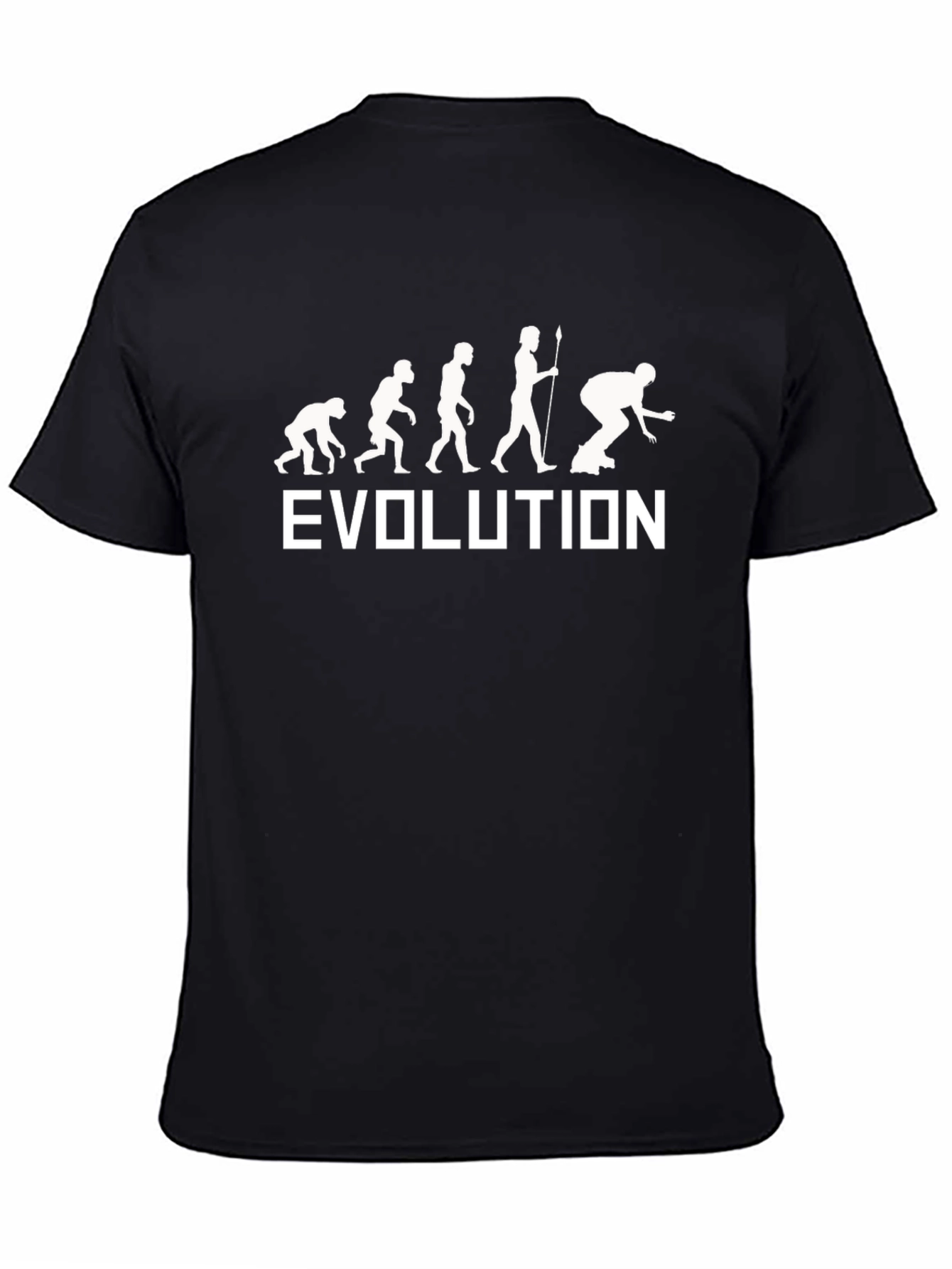 Black Evolution Hockey T-Shirt - Black view 4
