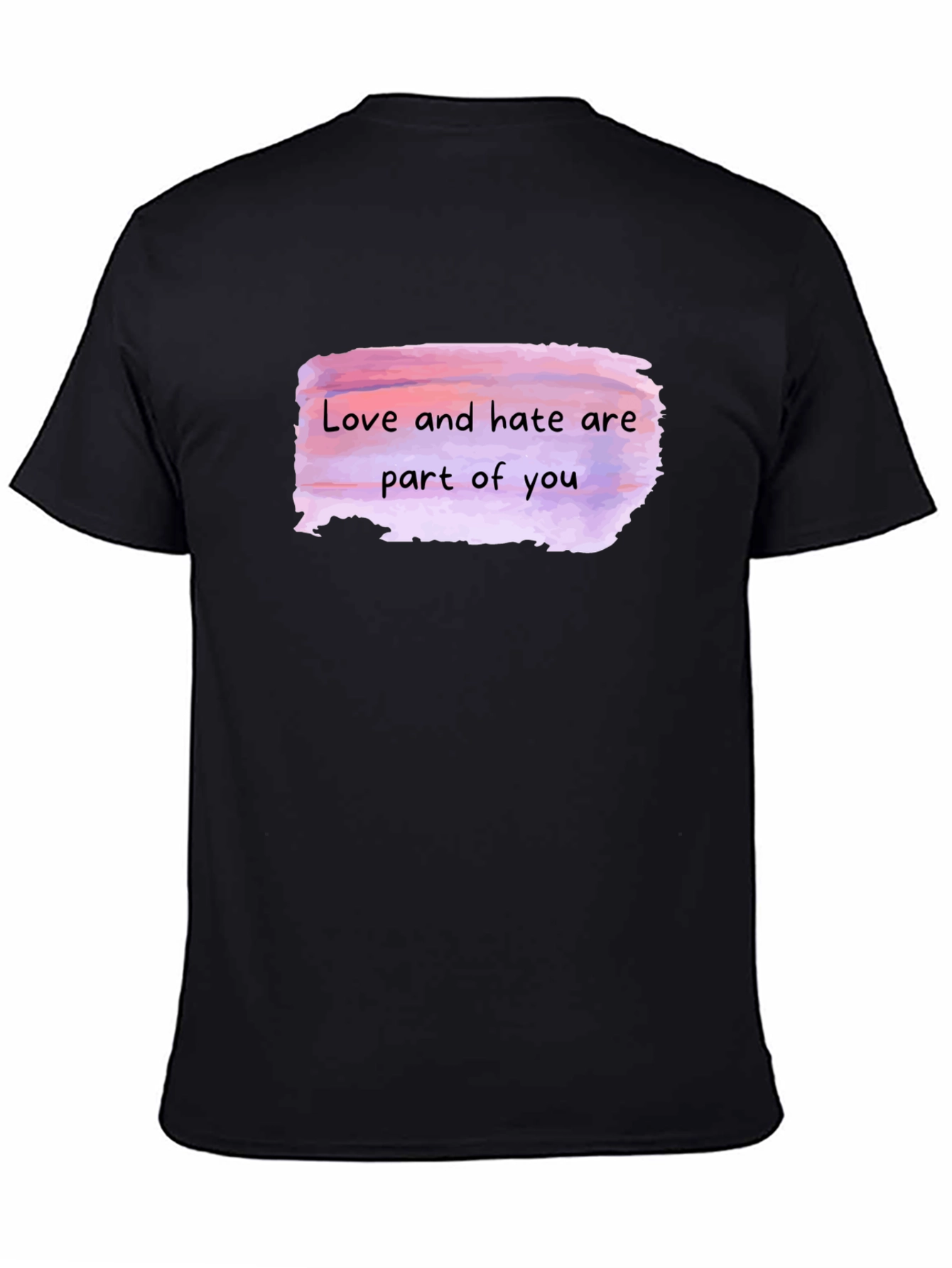 Black Love and Hate Tee - Express Yourself view 4