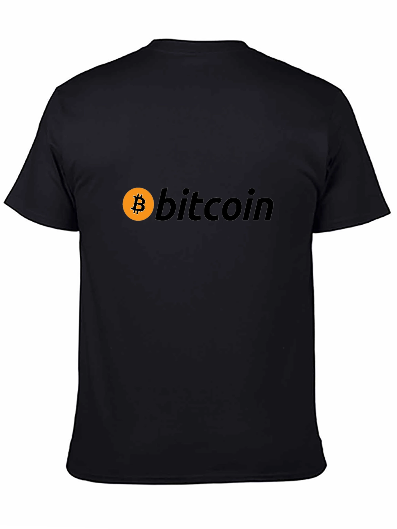 Black Bitcoin Graphic Tee - Crypto Enthusiast Shirt view 4