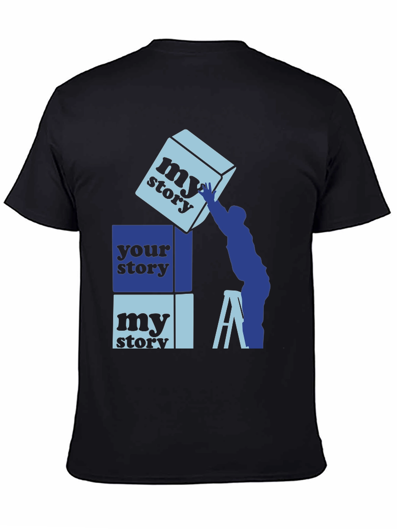 Black My Story Your Story Graphic Tee view 4