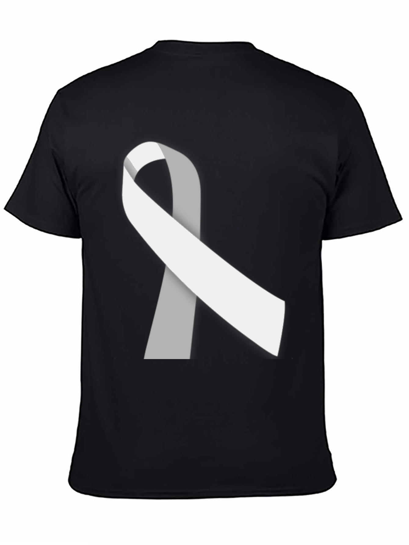 Awareness Ribbon Graphic Tee - Black Comfort Fit - 4