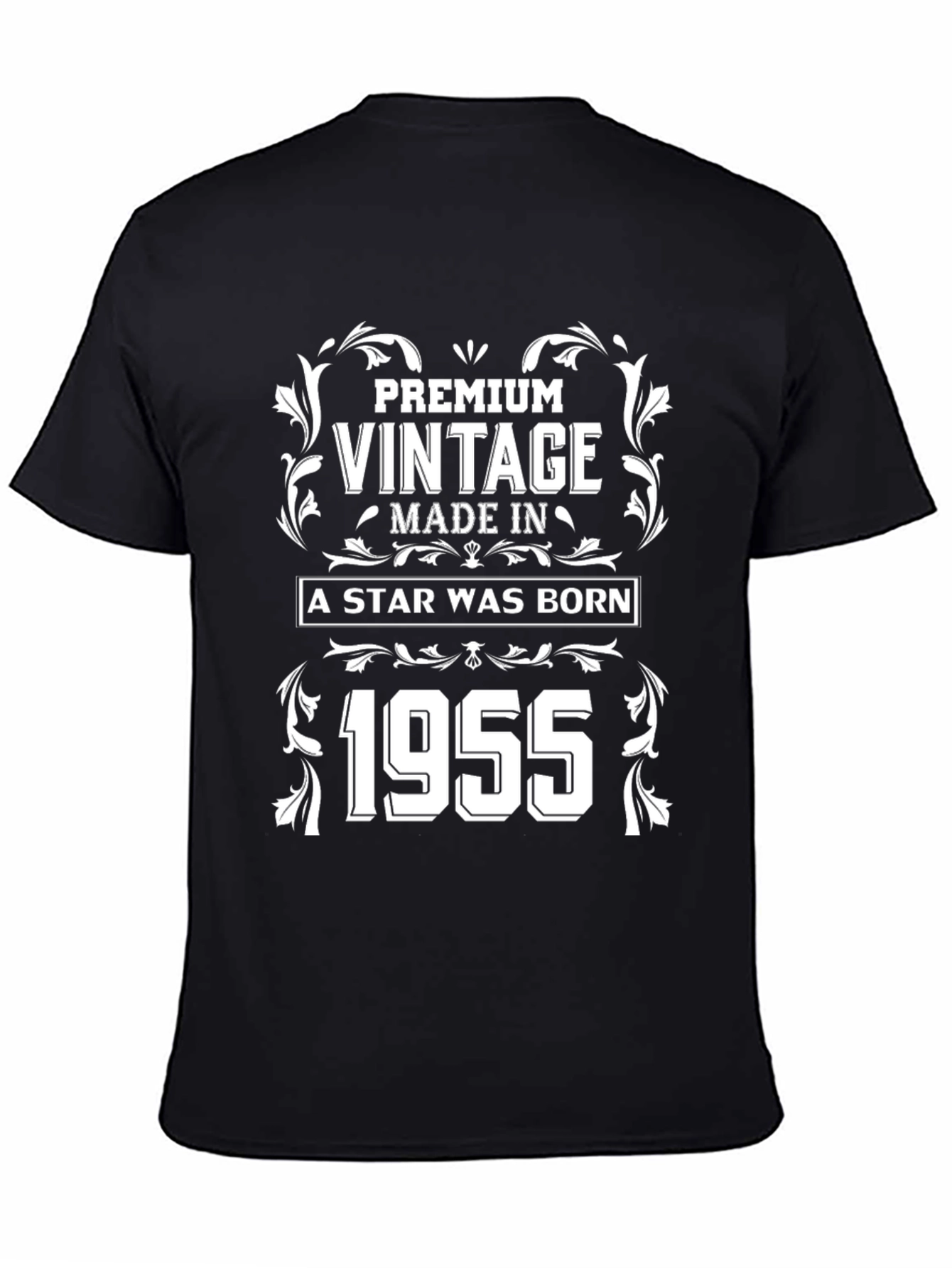 Black Premium Vintage 1955 Graphic Tee view 4