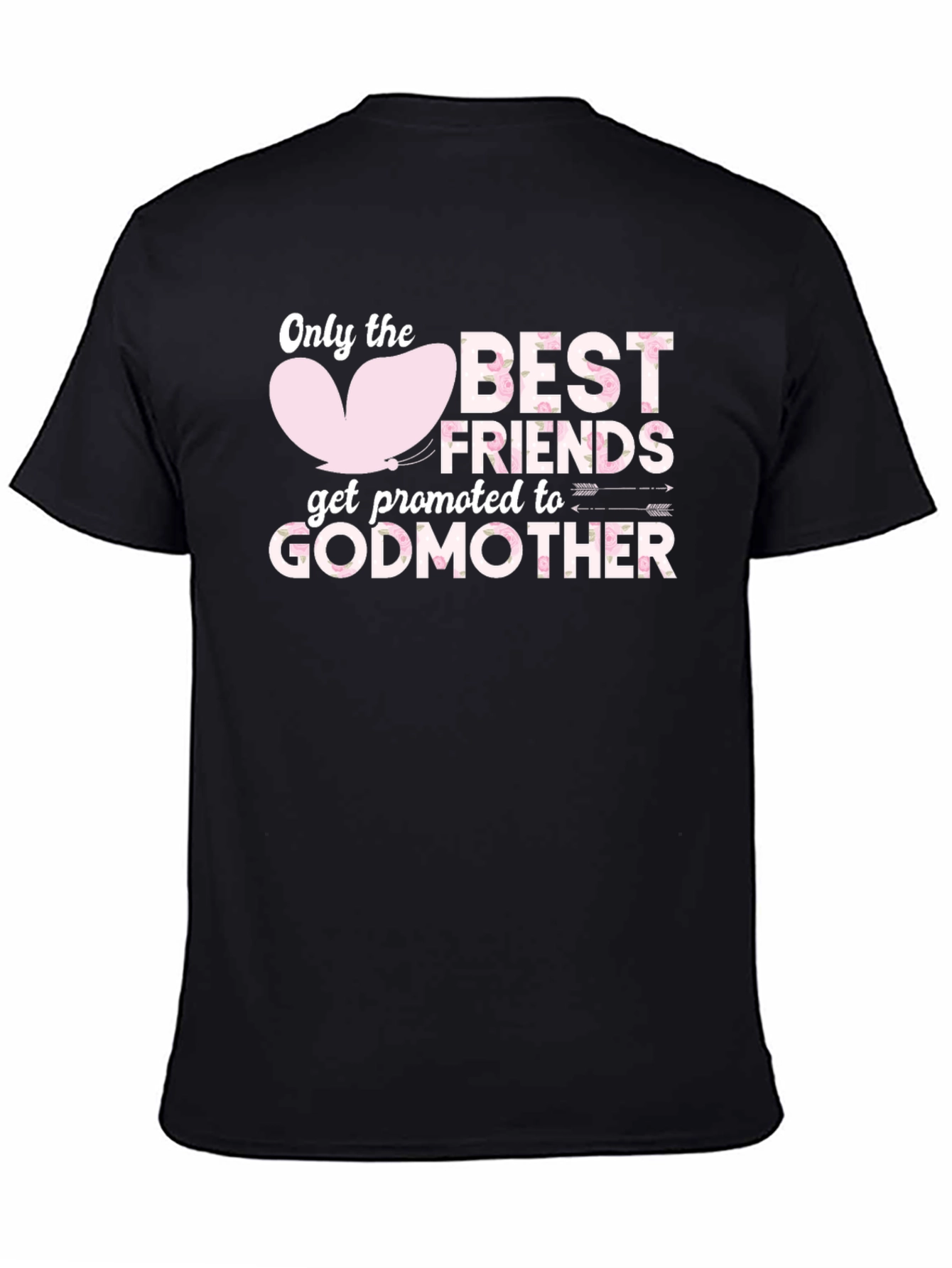 Black Best Friends Godmother Black Graphic Tee view 4