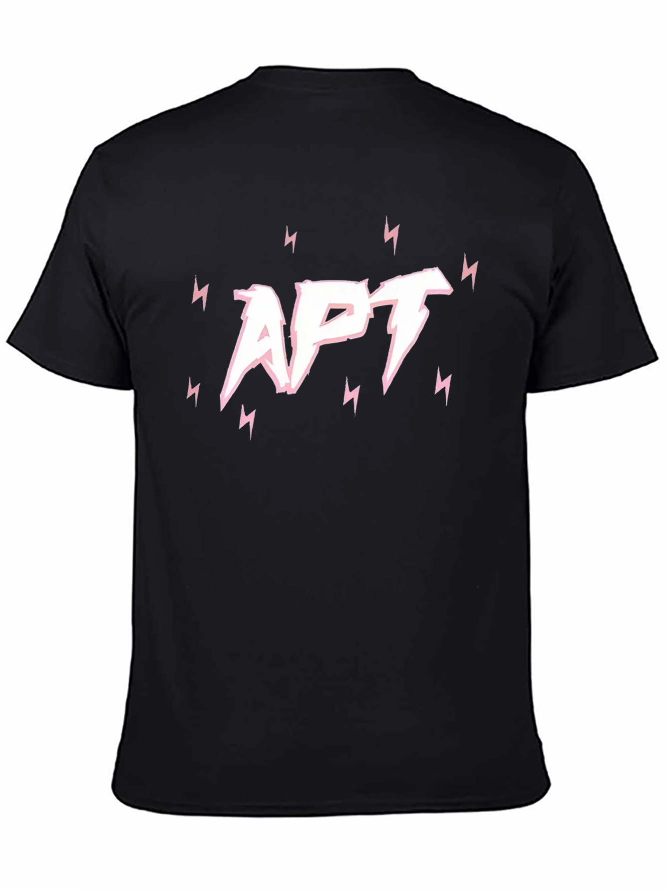 Black APT Lightning Bolt Graphic Tee - Black view 4