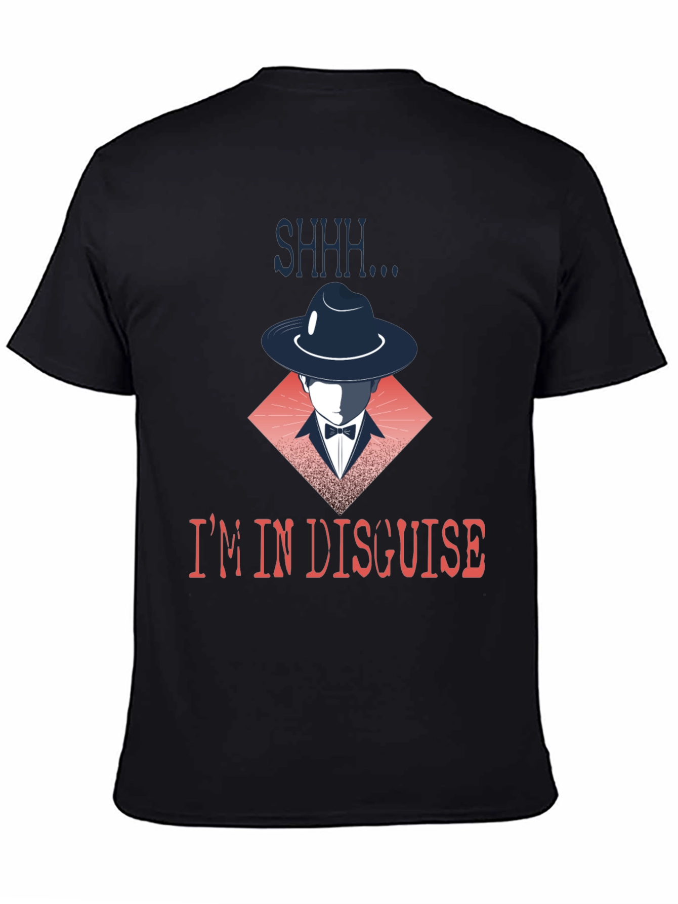 Black I'm in Disguise Graphic T-Shirt view 4