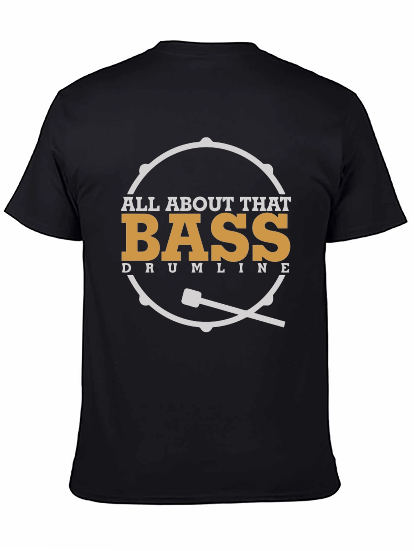 Black All About That Bass Drumline T-Shirt view 4