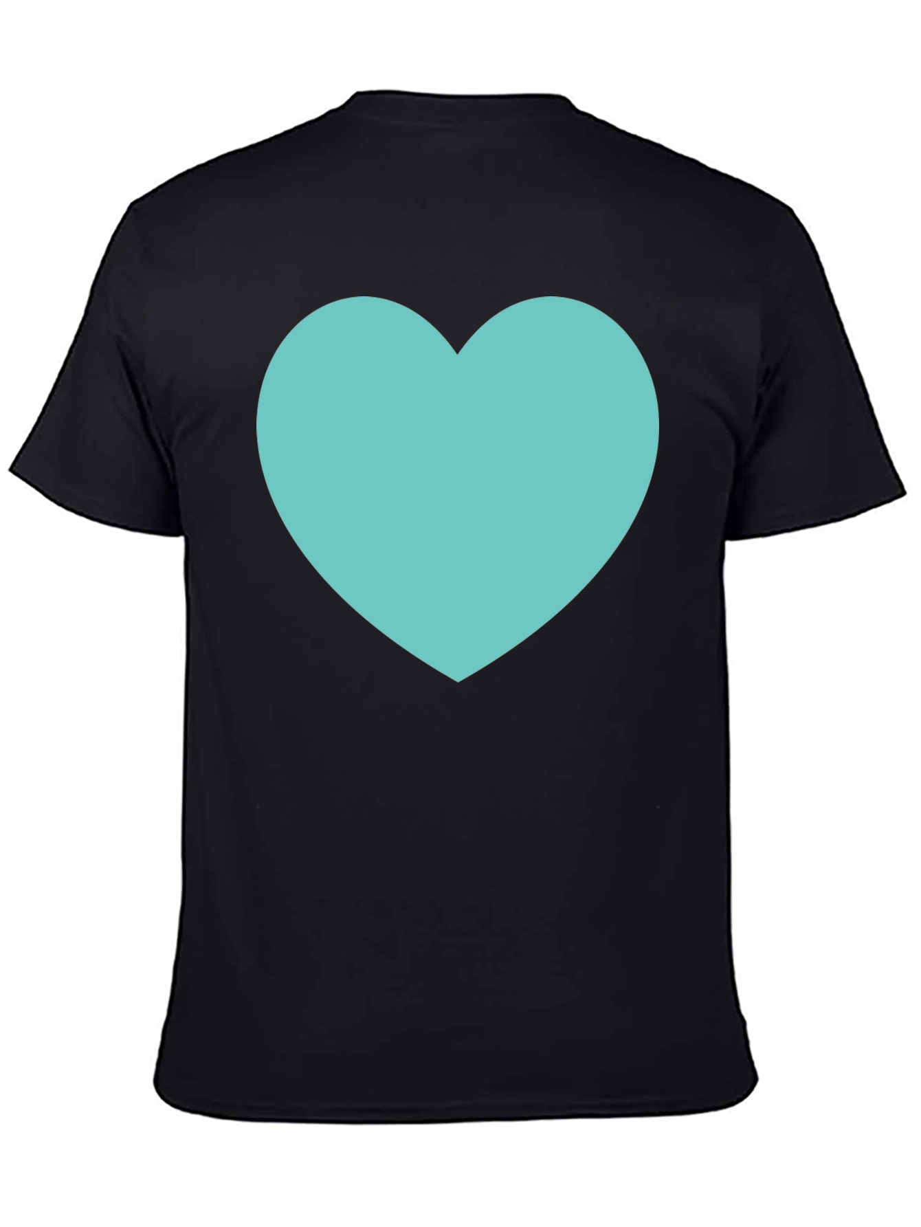 Black Heart Graphic T-Shirt - Modern Casual Tee view 4