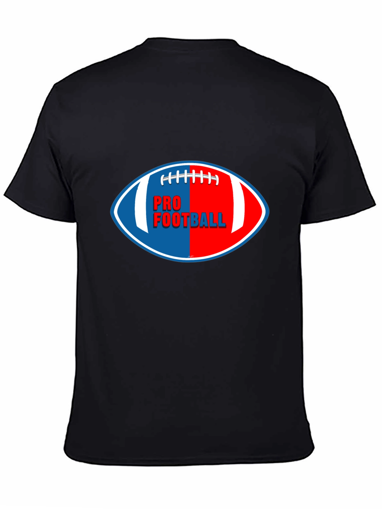 Black Pro Football Graphic T-Shirt | Sportswear view 4