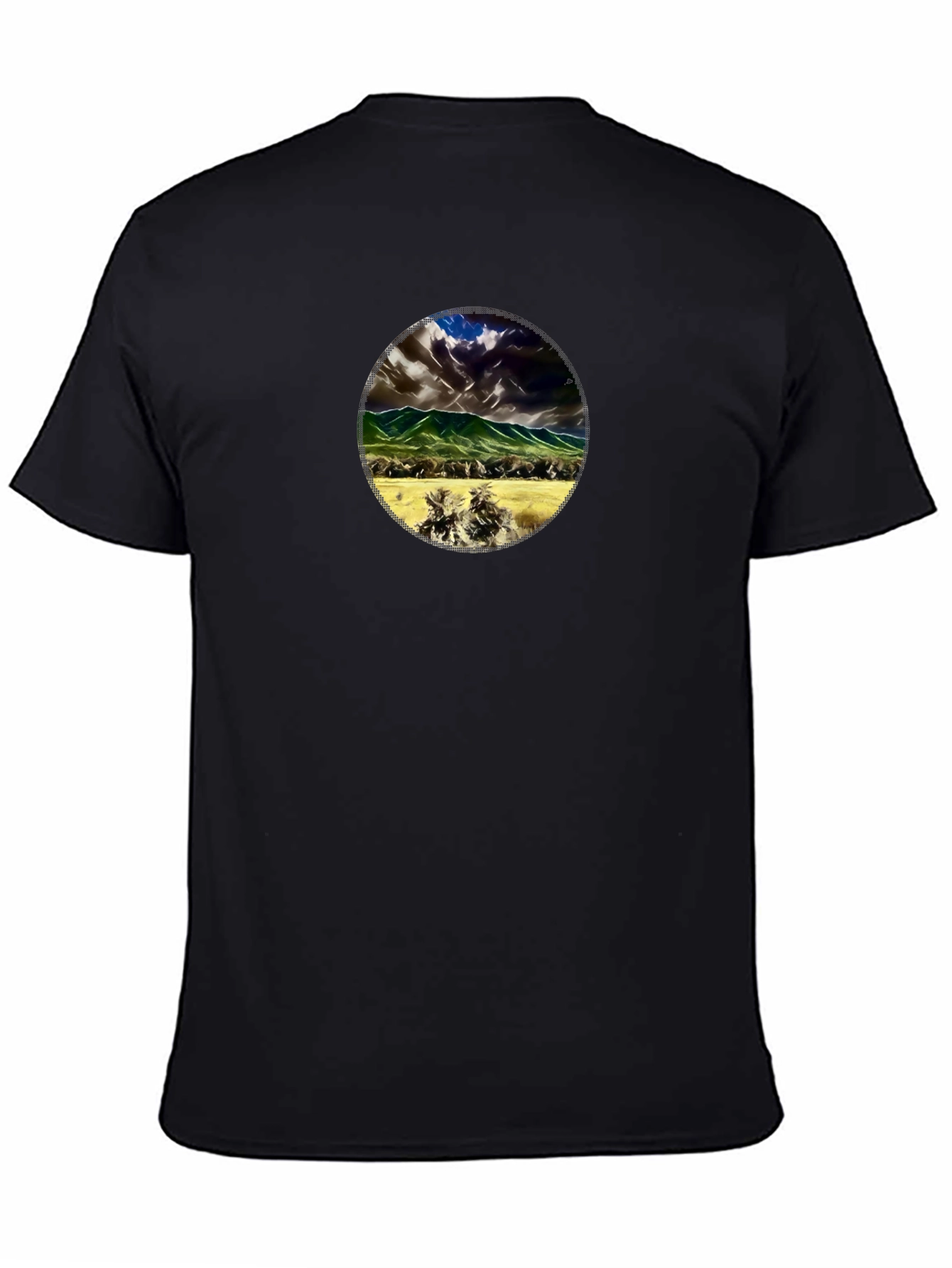 Black Mountain Graphic Black T-Shirt view 4
