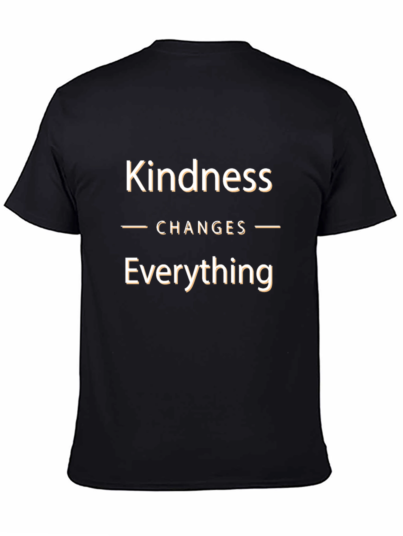 Black Kindness Changes Everything T-Shirt view 4