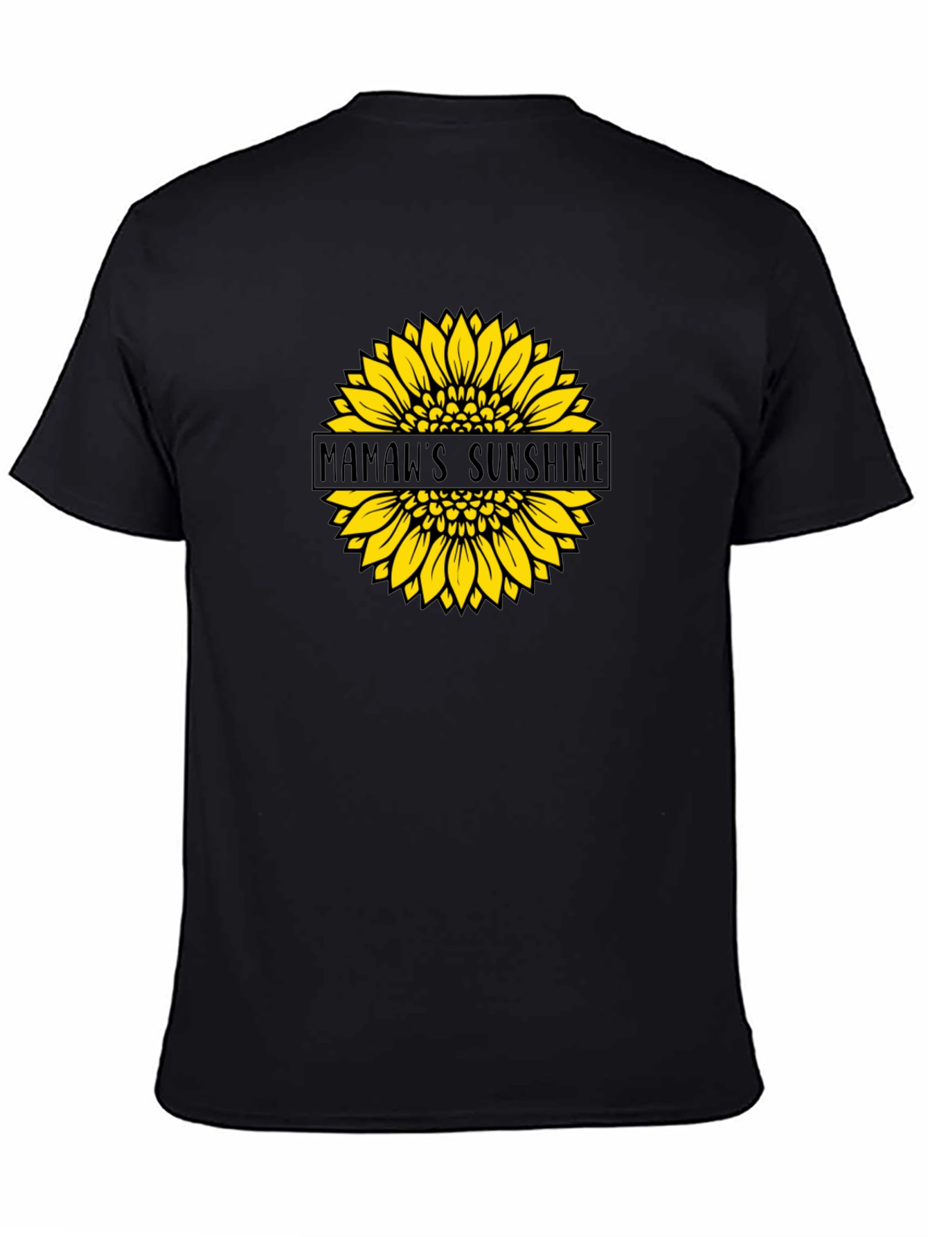 Black Mamaw's Sunshine Graphic Tee - Black T-Shirt view 4