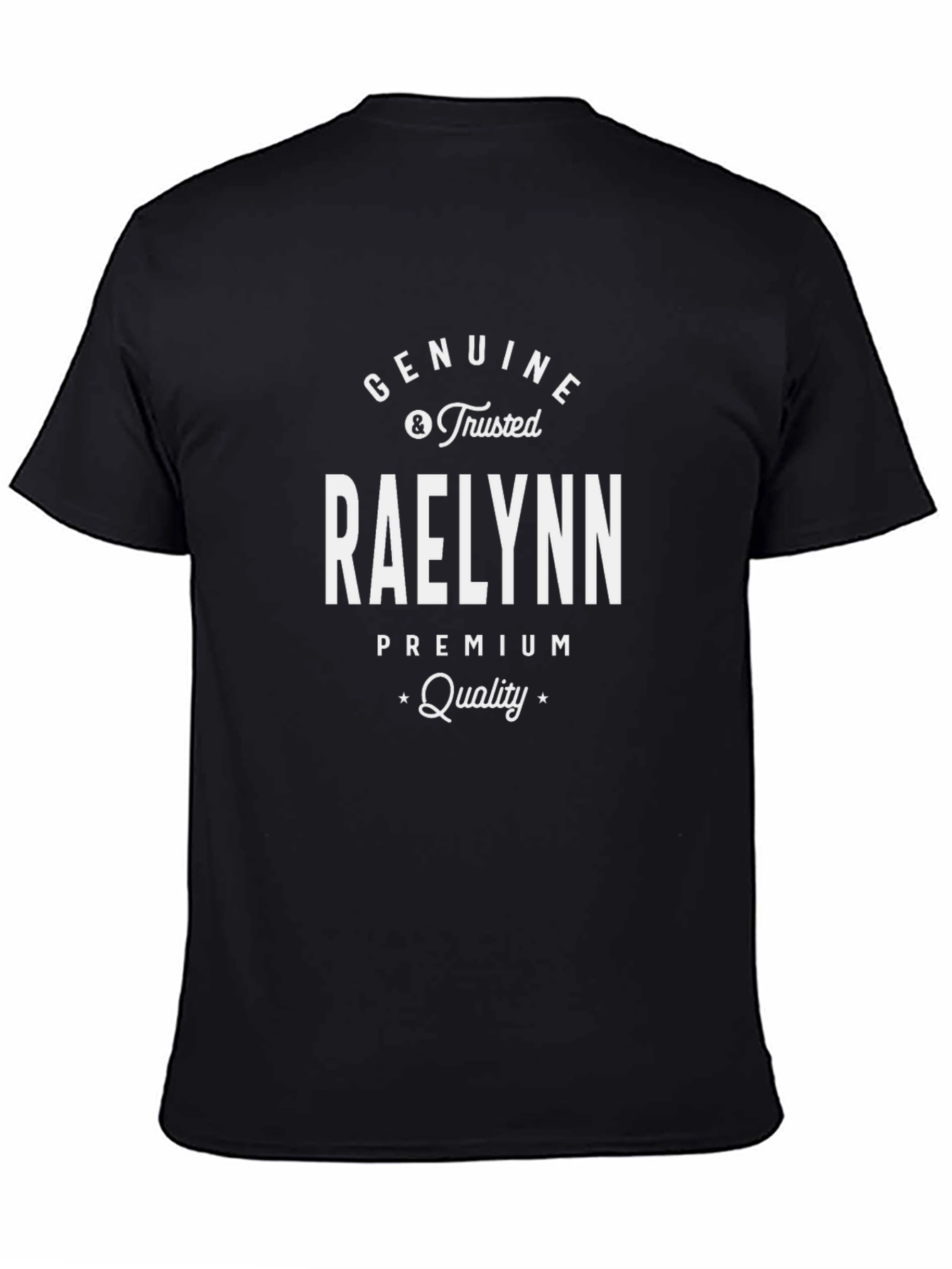 Black Raelynn Genuine & Trusted Premium Quality T-Shirt view 4