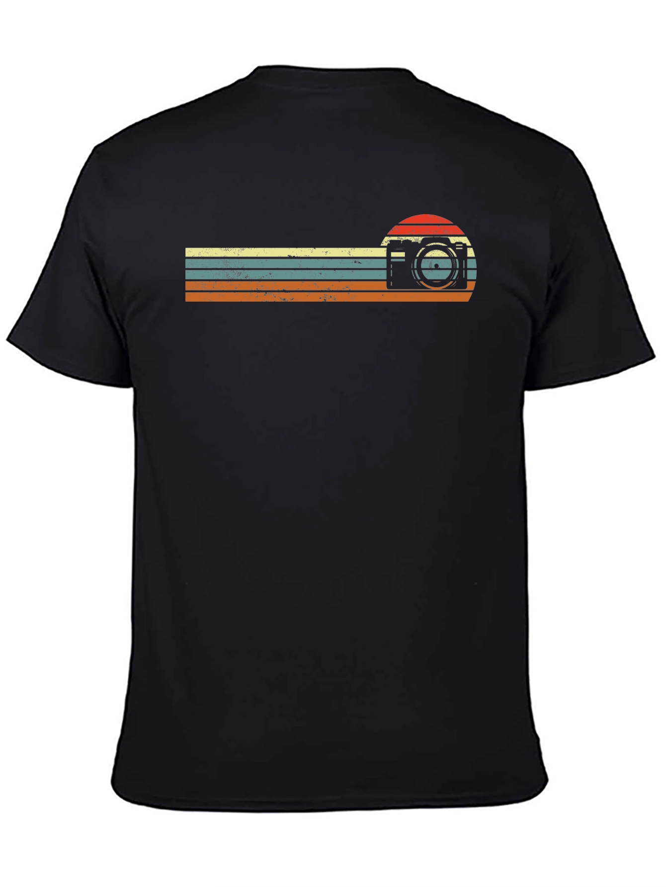 Black Retro Camera Graphic Tee - Photographer Gift view 4