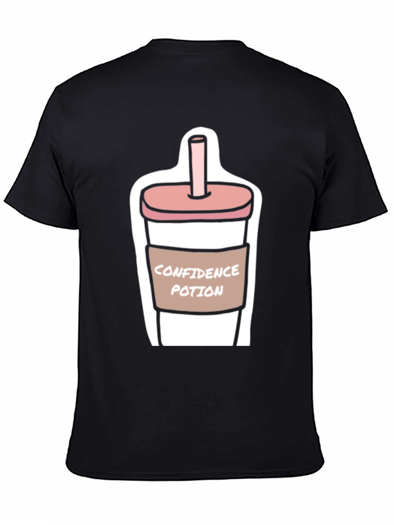 Black Confidence Potion T-Shirt - Funny Graphic Tee view 4