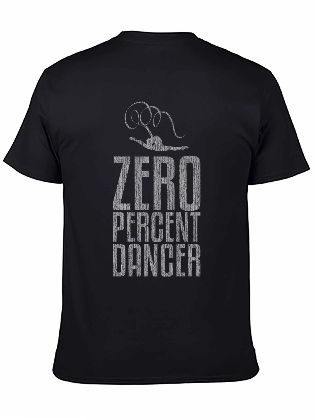 Black Zero Percent Dancer Black Graphic Tee view 4