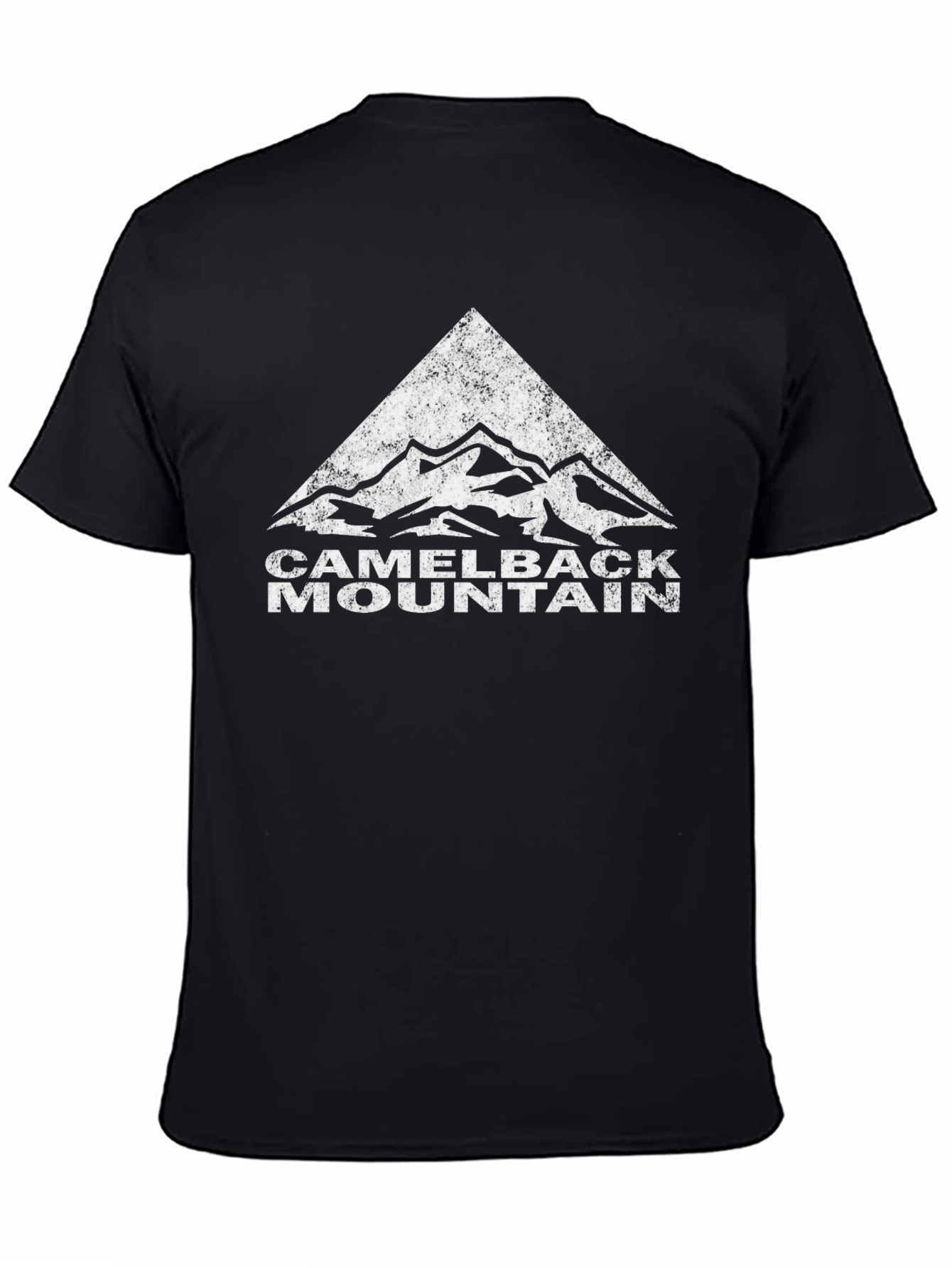 Black Camelback Mountain Graphic Tee - Vintage Style view 4