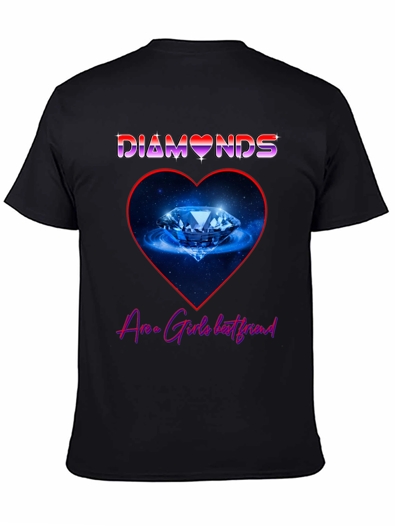 Black Diamonds Are a Girl's Best Friend Graphic Tee view 4