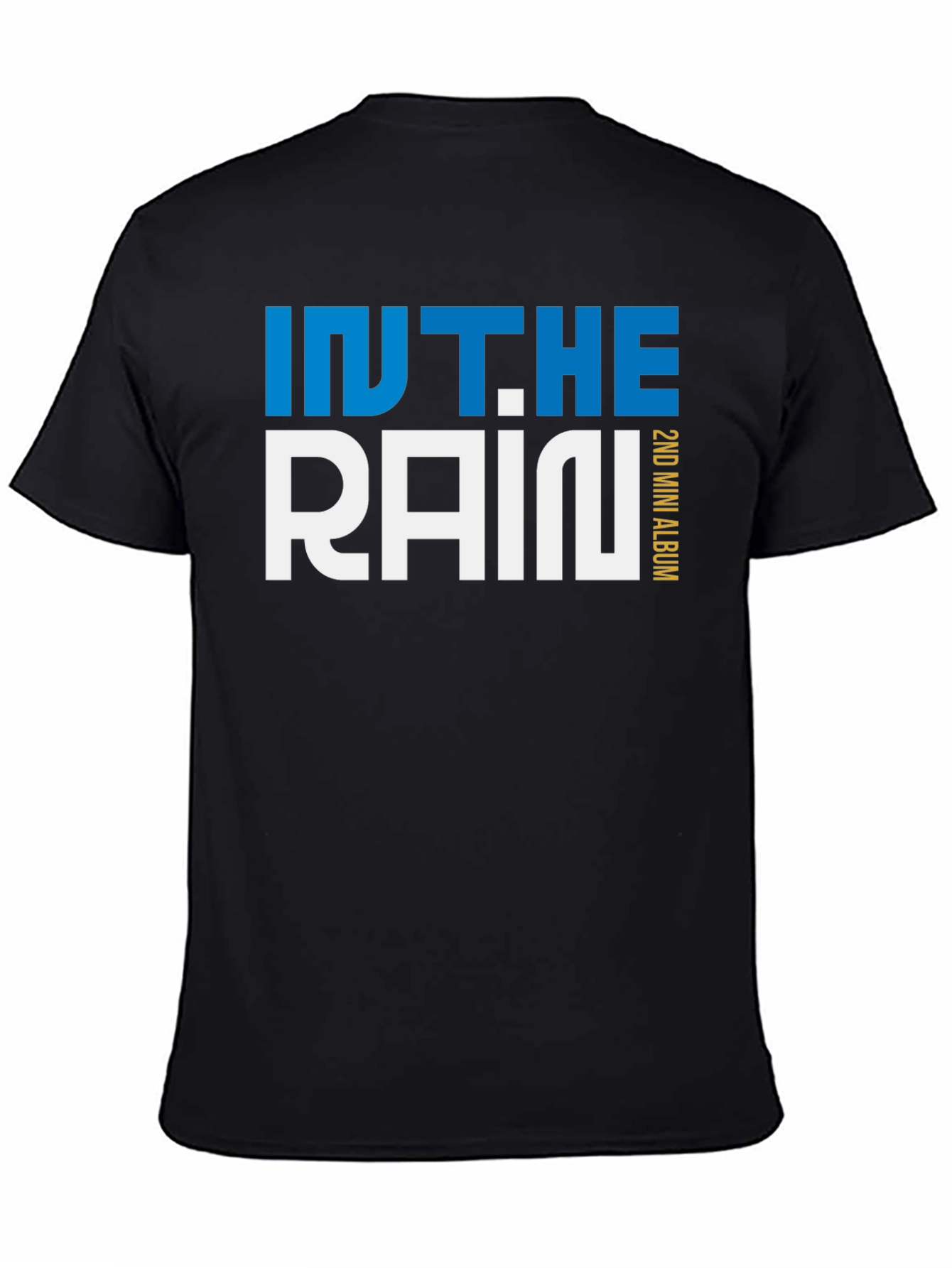 Black In The Rain 2nd Mini Album Black T-Shirt view 4