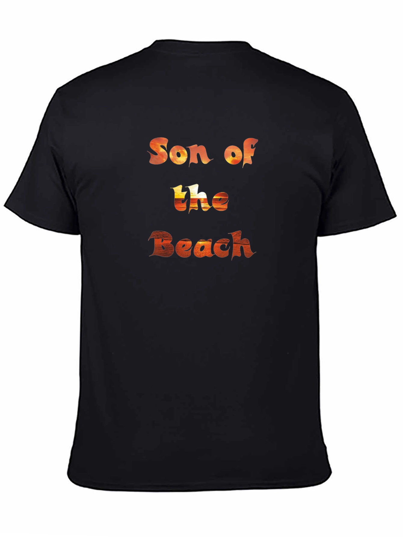 Black Son of the Beach Graphic Tee - Black view 4