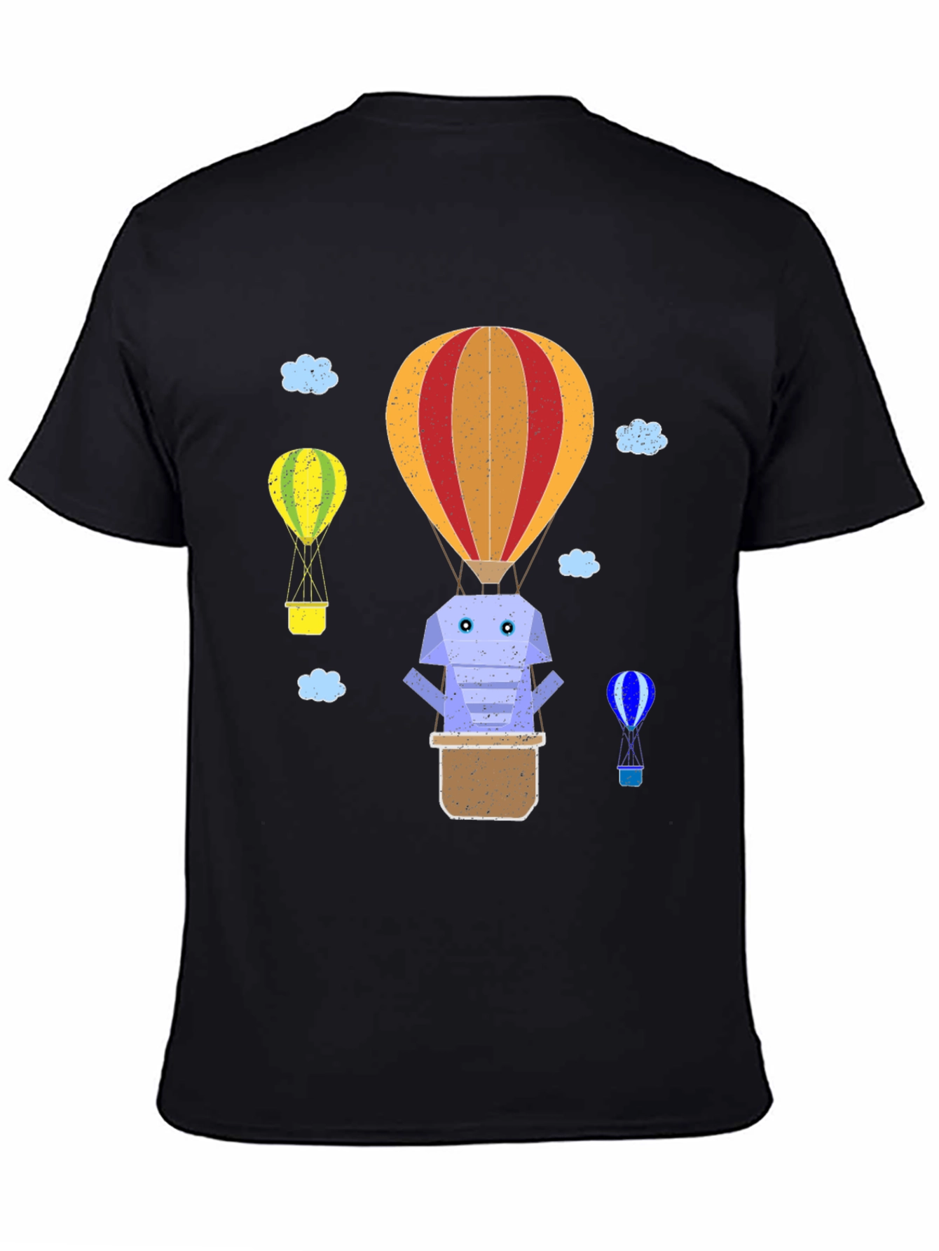 Black Novelty Balloon Graphic T-Shirt view 4