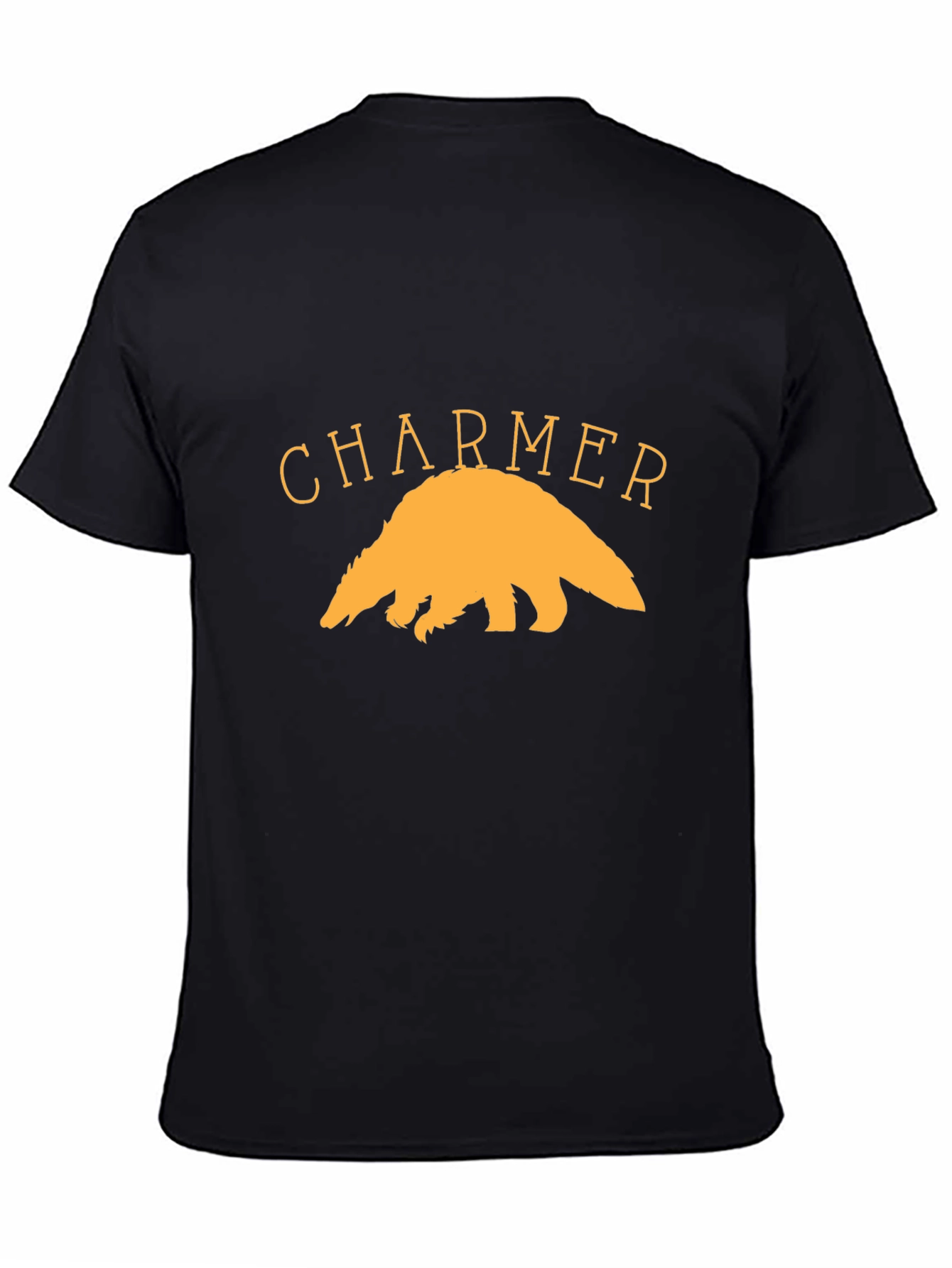 Black Charmer Badger Graphic Tee - Unisex Cotton Shirt view 4