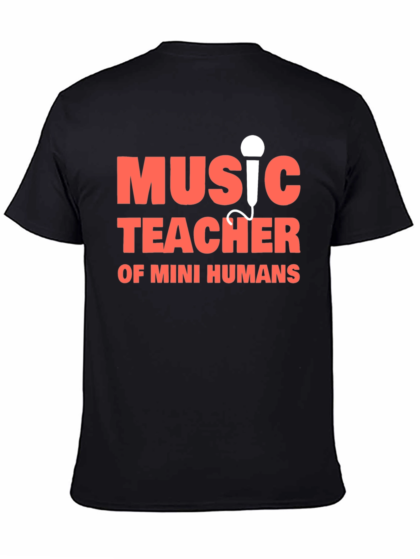 Black Music Teacher T-Shirt view 4