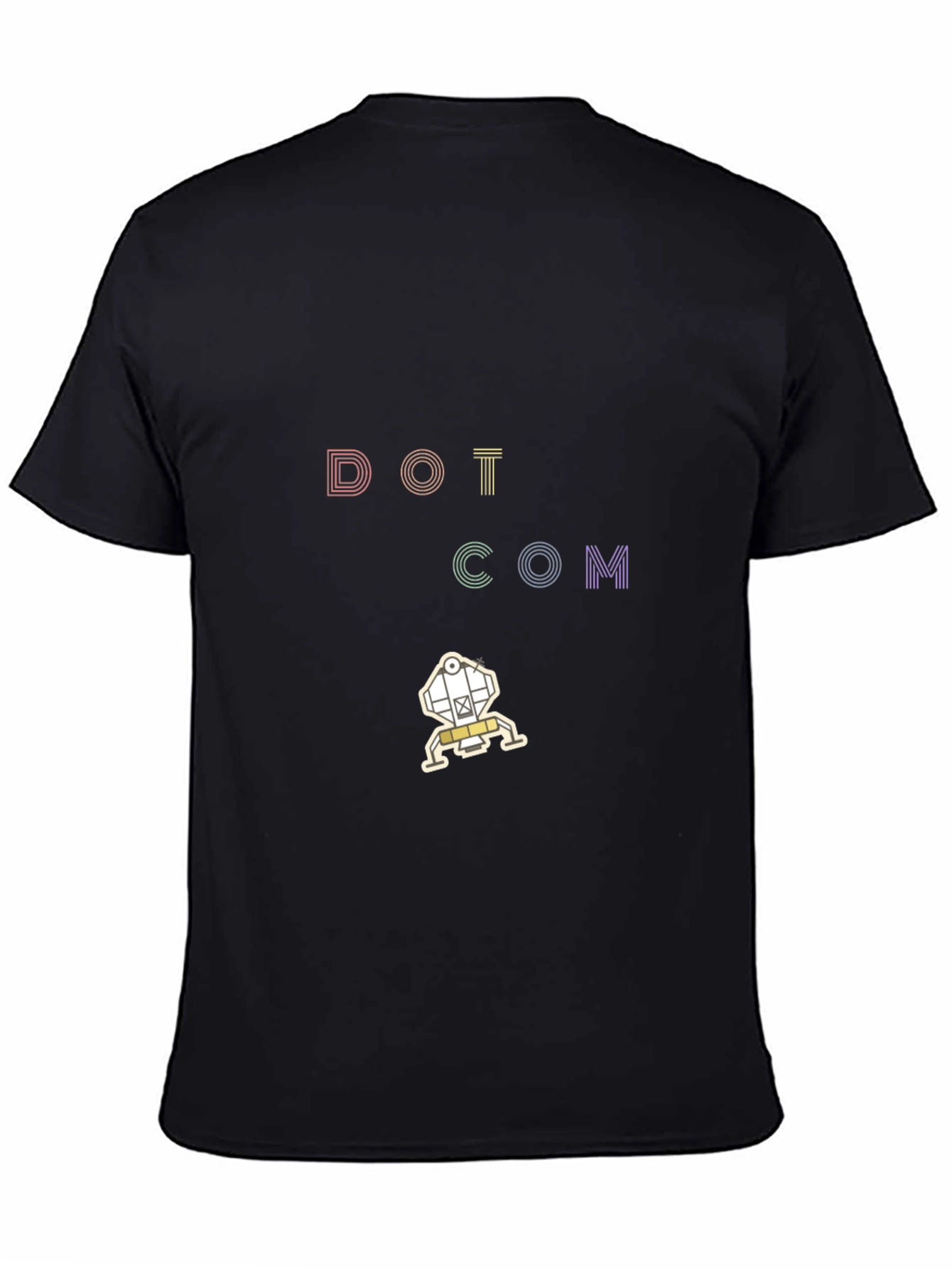 Black Dot Com T-Shirt | Novelty Apparel view 4
