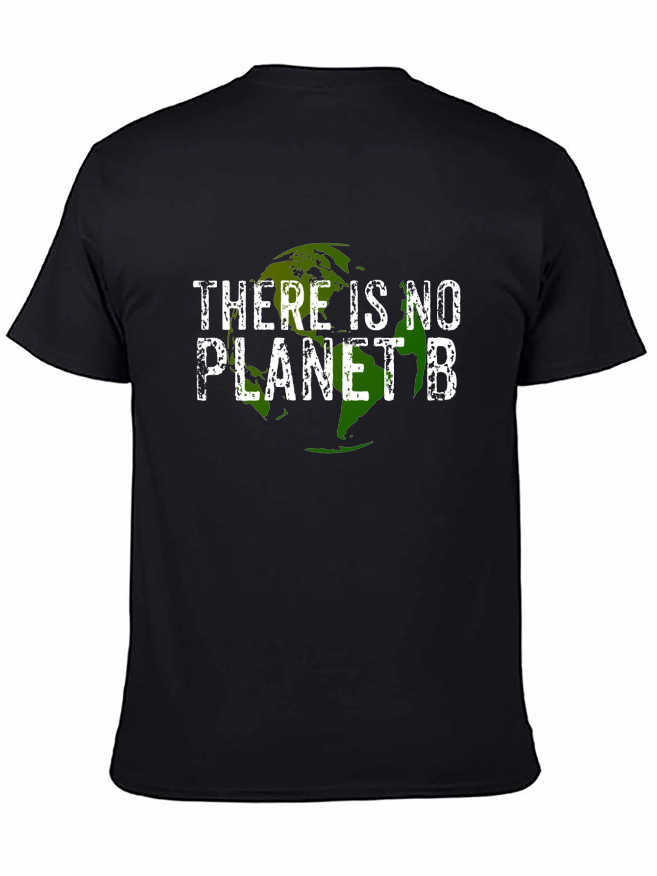 Black There Is No Planet B Earth Graphic Tee view 4