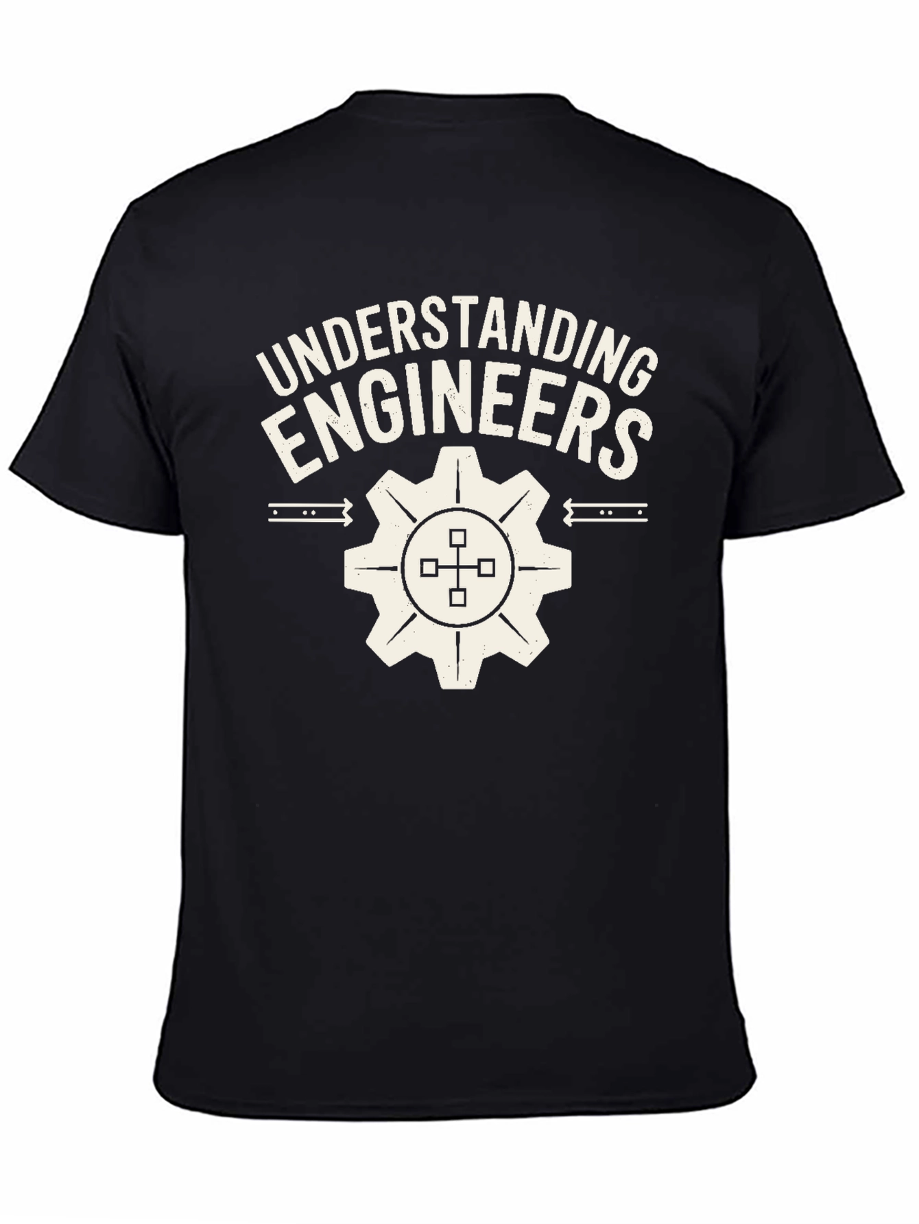 Black Understanding Engineers T-Shirt view 4